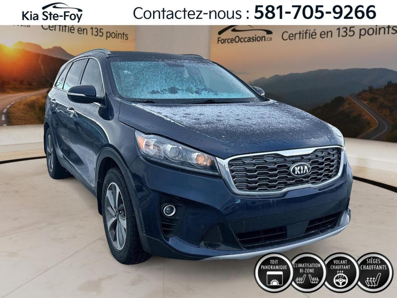 Used 2020 Kia Sorento EX* AWD* V6* 7 PASS* TOIT PANO* CUIR* BIZONE* for sale in Ste-Foy, QC