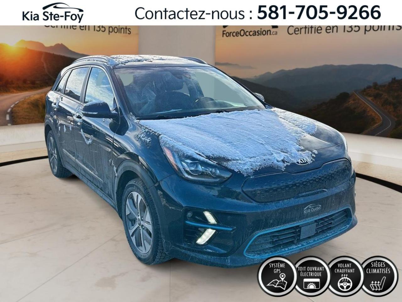 Used 2019 Kia NIRO EV SX* GPS* CUIR* TOIT* SIEGES VENTILES* CRUISE* for sale in Ste-Foy, QC