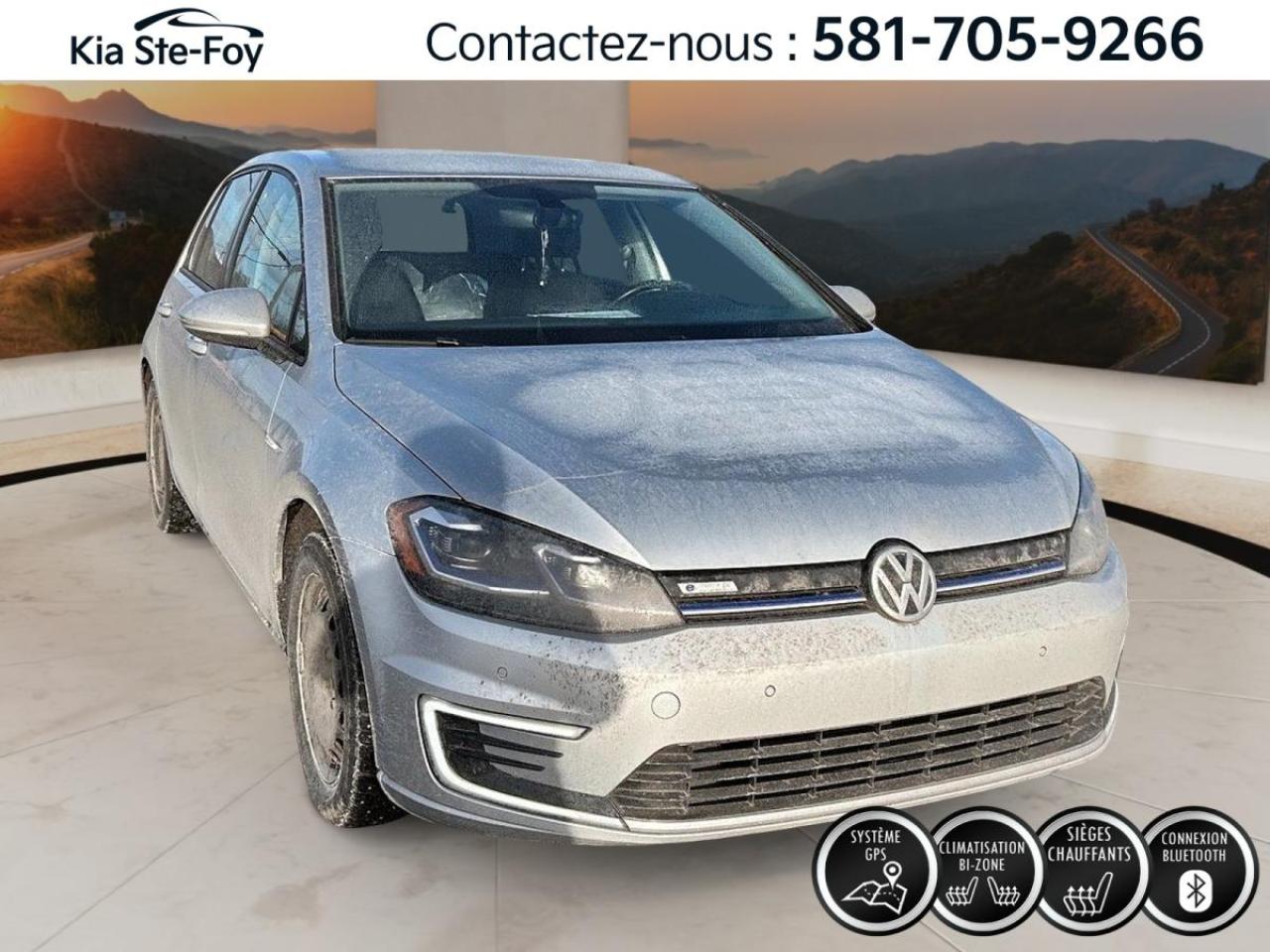 Used 2020 Volkswagen Golf e-Golf COMFORTLINE* GPS* CUIR* SIEGES CHAUFFANTS* BIZONE* for sale in Ste-Foy, QC