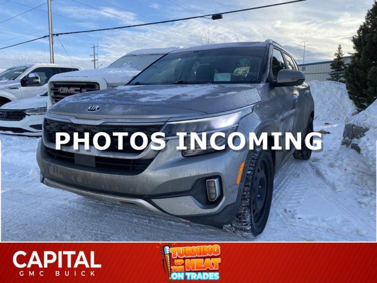 Used 2021 Kia Seltos SX Turbo AWD * SUNROOF * BLACK LEATHER * 2 SETS OF WHEELS * for sale in Edmonton, AB