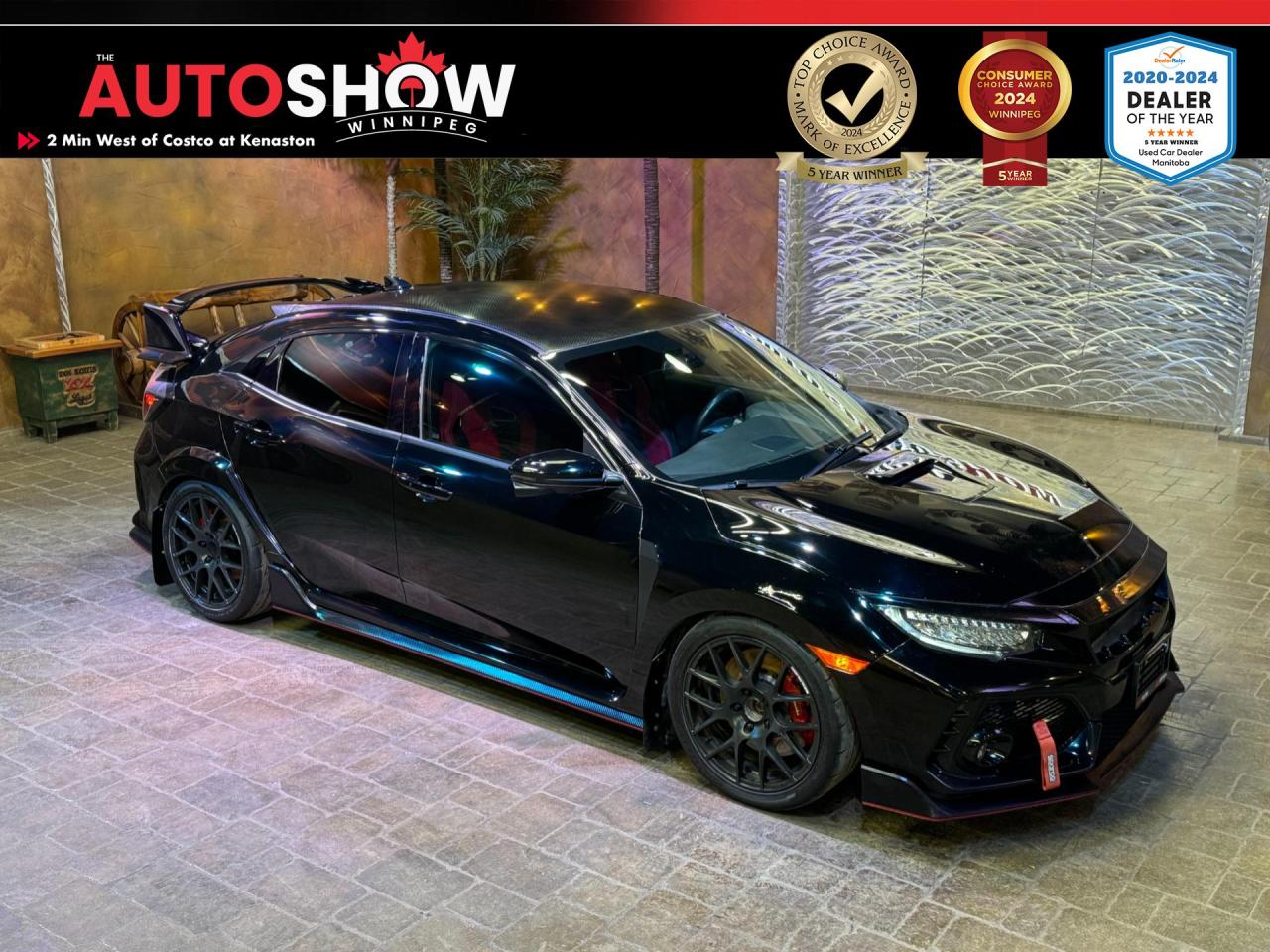 Used 2018 Honda Civic TYPE-R- TONS OF ADDITIONS- RARE FIND- MUST SEE!! for sale in Winnipeg, MB