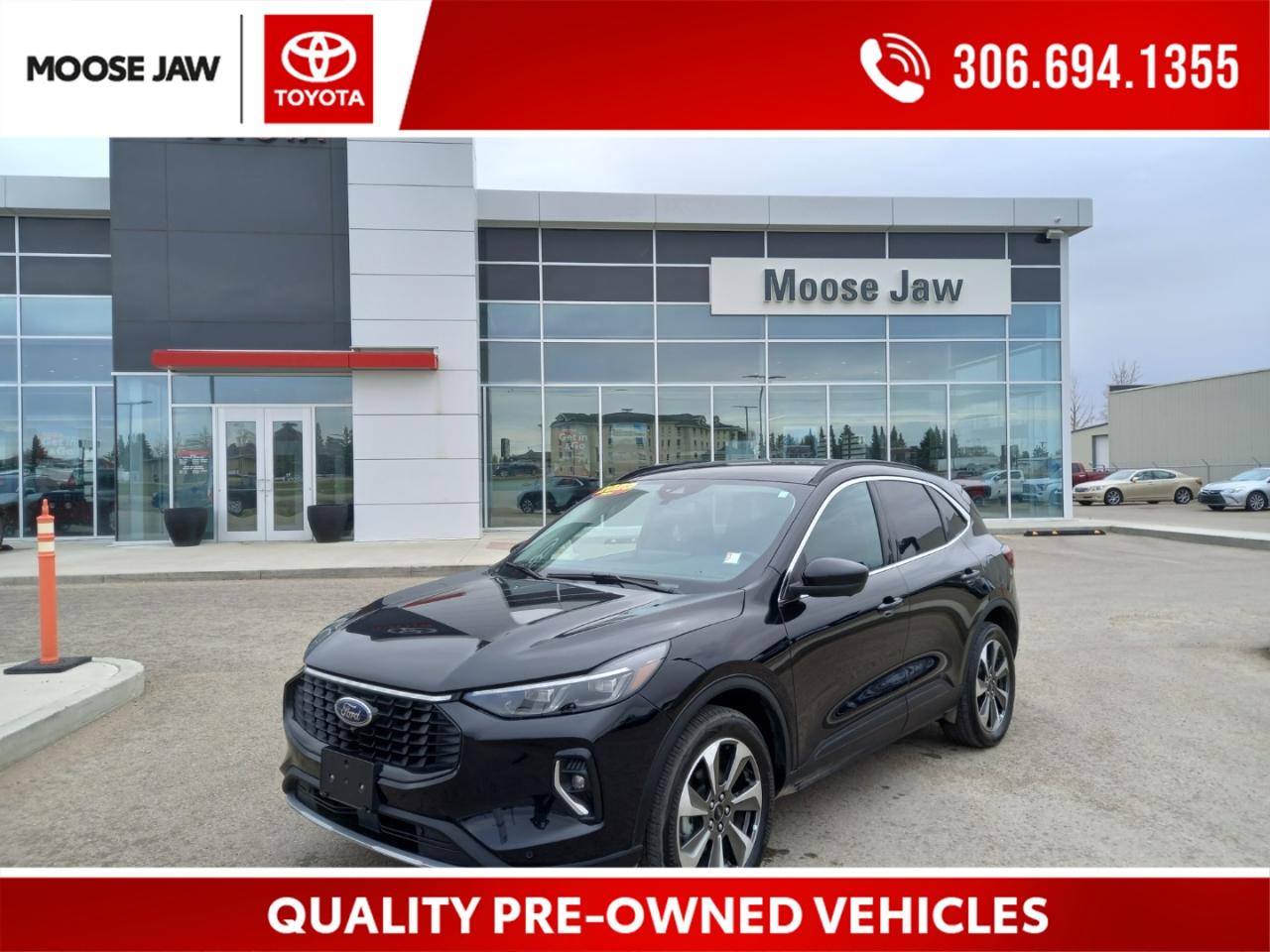 Used 2023 Ford Escape Where sophistication meets capability. The 2023 Escape Platinum delivers a sleek design, advanced tech, and confident performance — perfect for city streets or weekend escapes. for sale in Moose Jaw, SK