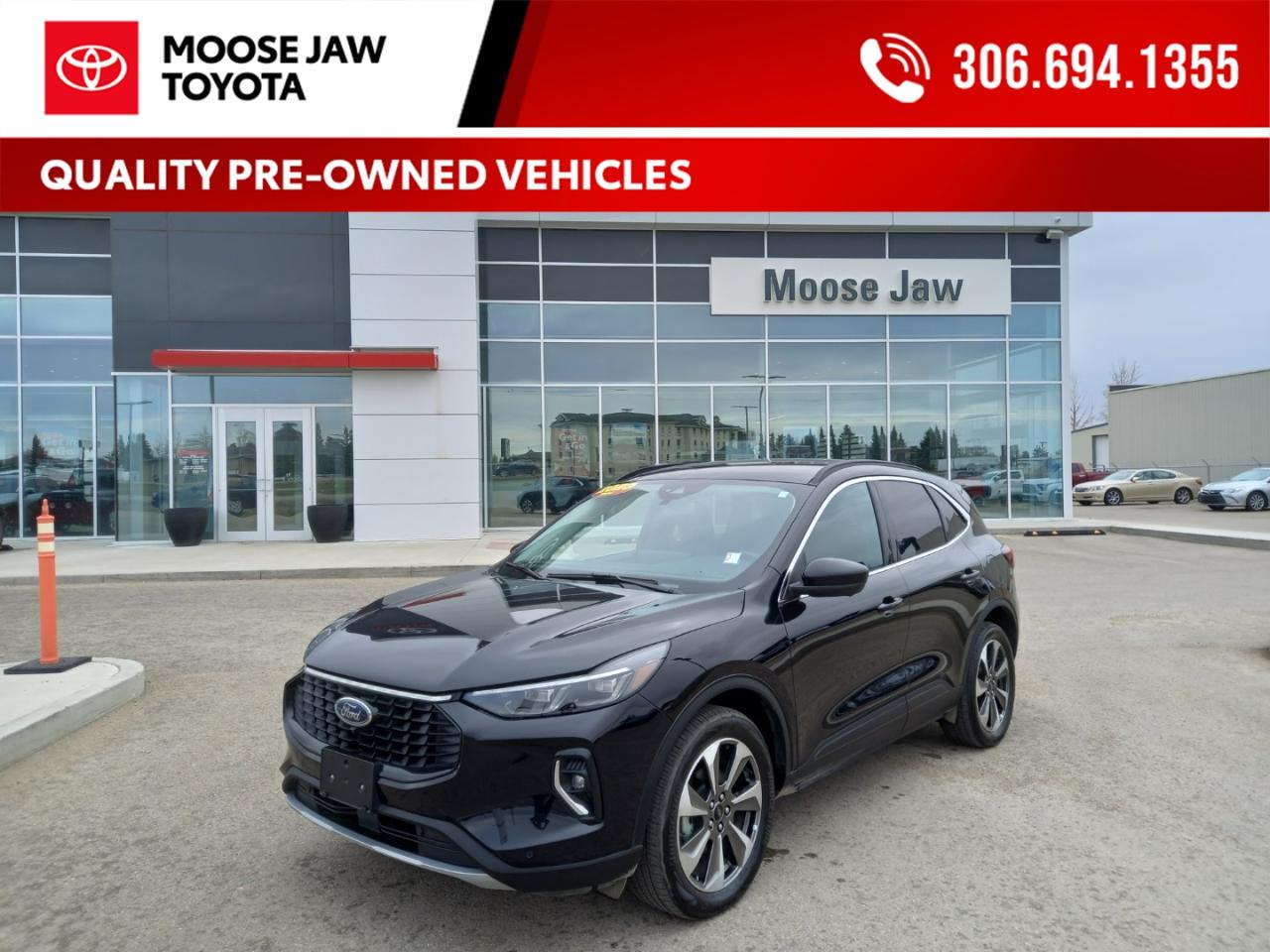 Used 2023 Ford Escape Where sophistication meets capability. The 2023 Escape Platinum delivers a sleek design, advanced tech, and confident performance — perfect for city streets or weekend escapes. for sale in Moose Jaw, SK