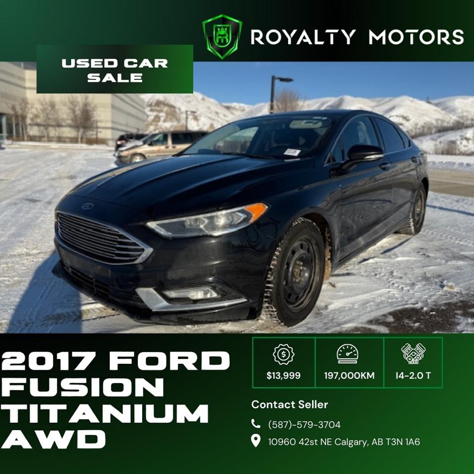 Used 2017 Ford Fusion 4dr Sdn Titanium AWD for sale in Calgary, AB