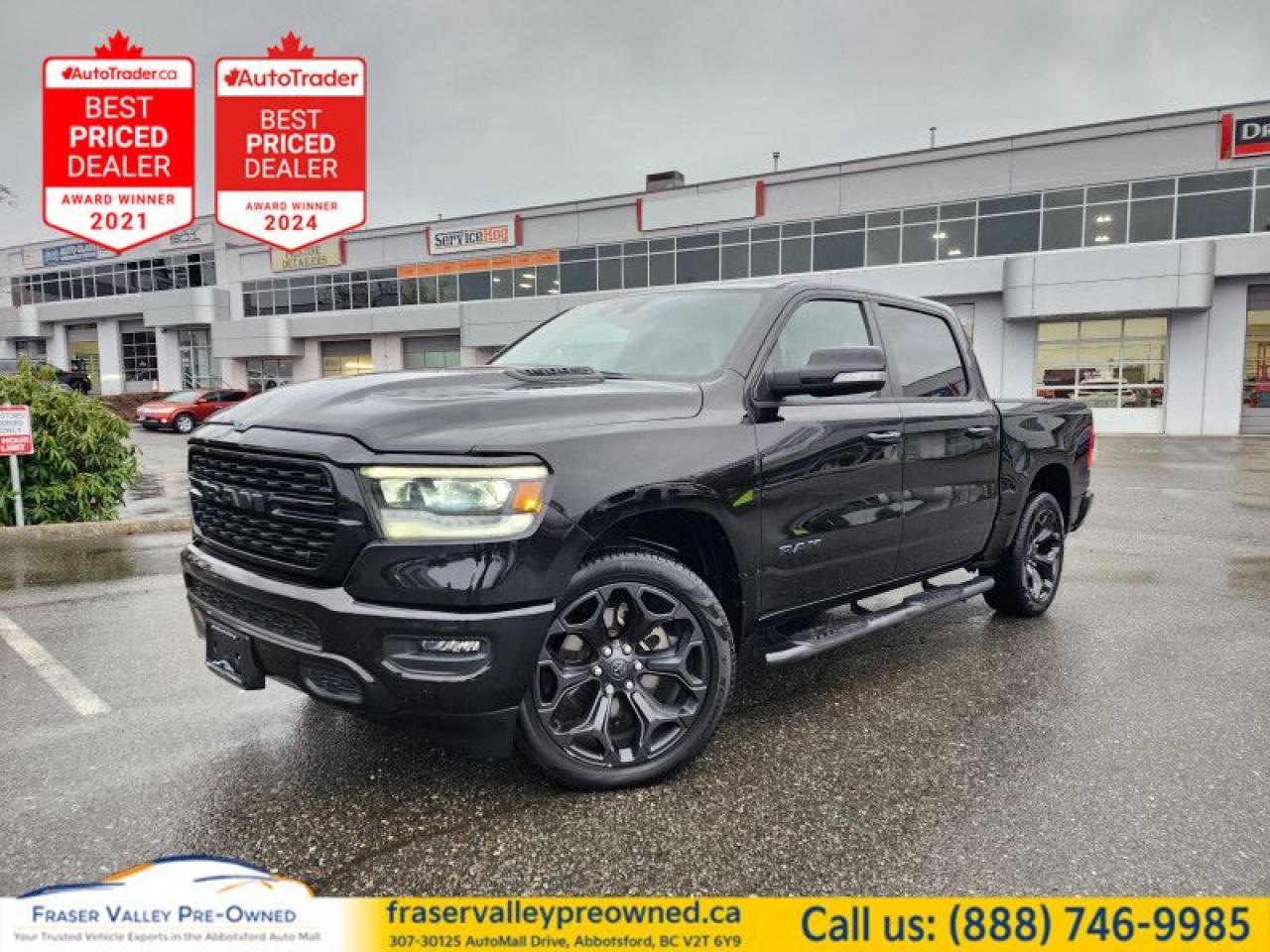 Used 2022 RAM 1500 Sport  - Android Auto -  Apple CarPlay - $185.64 / for sale in Abbotsford, BC