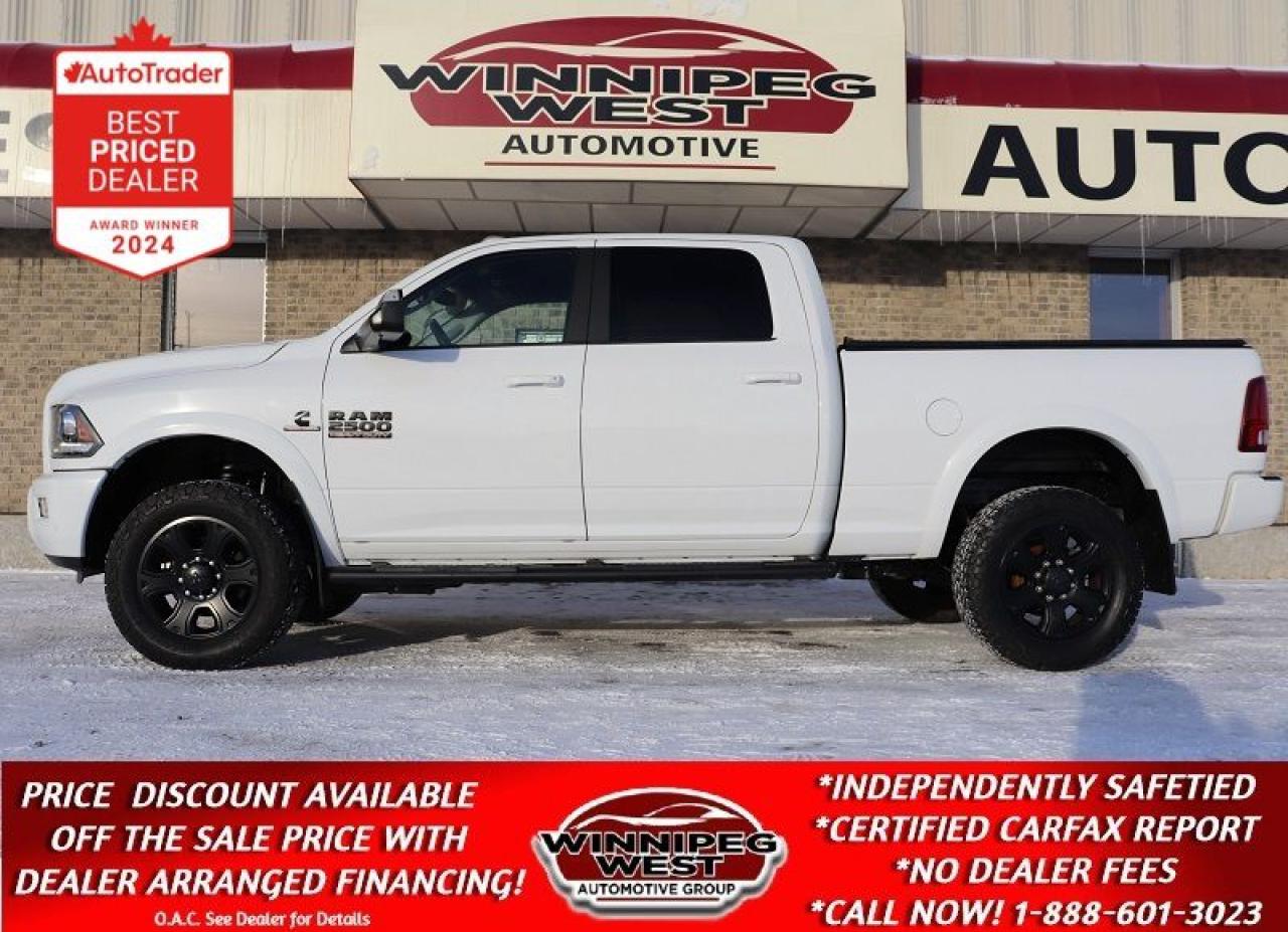 Used 2017 RAM 2500 LARAMIE SPORT 6.7L CUMMINS 4X4, LOADED & AS NEW!! for sale in Headingley, MB