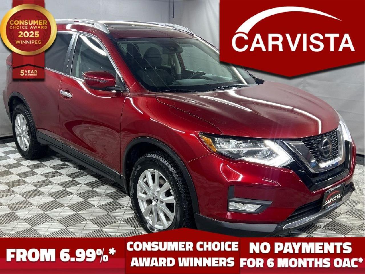 Used 2019 Nissan Rogue SV AWD -PANORAMIC SUNROOF- for sale in Winnipeg, MB