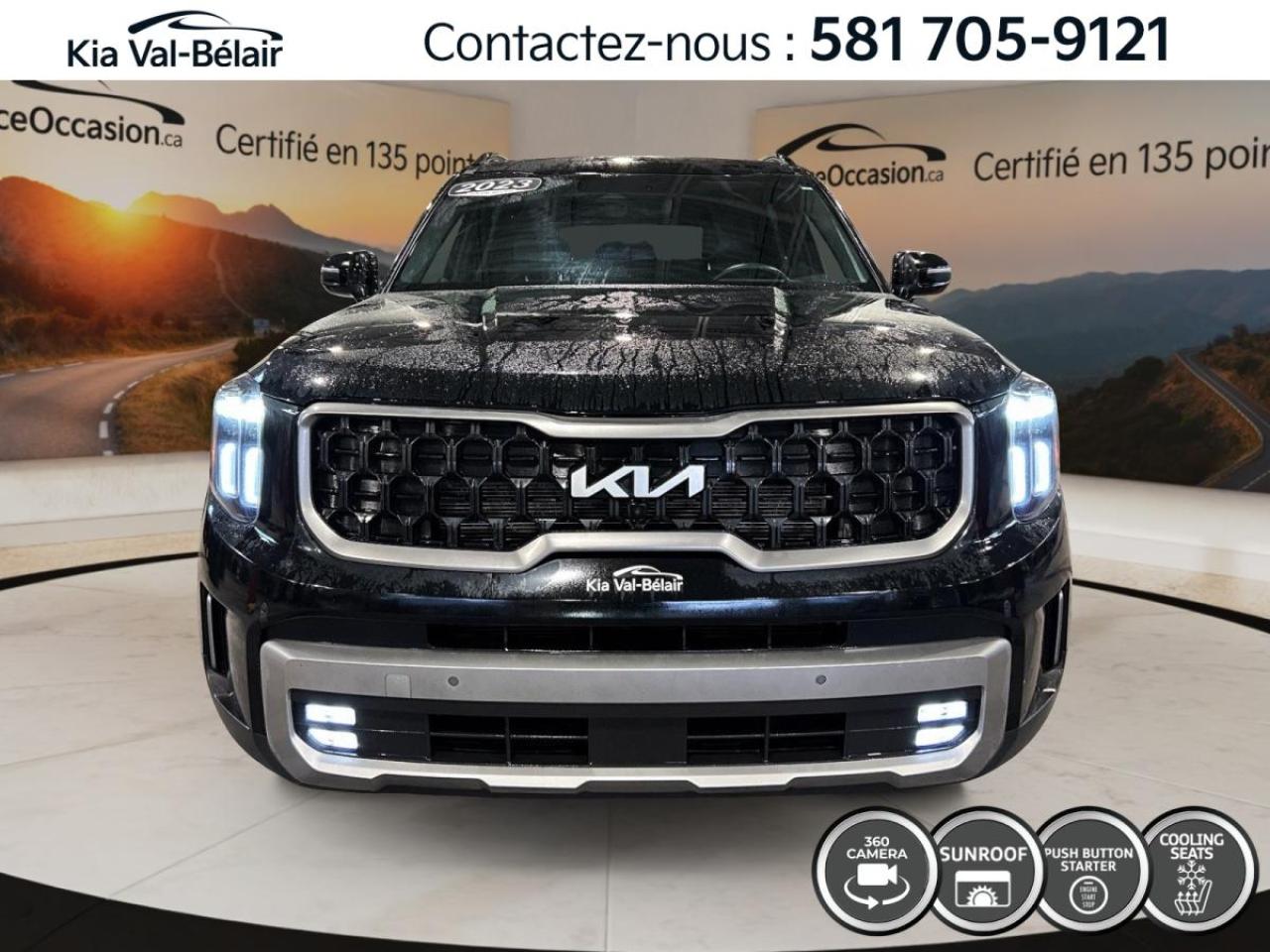 Used 2023 Kia Telluride X-PRO AWD *7 PASSAGER *CUIR *TOIT *GPS *CAMERA 360 for sale in Québec, QC