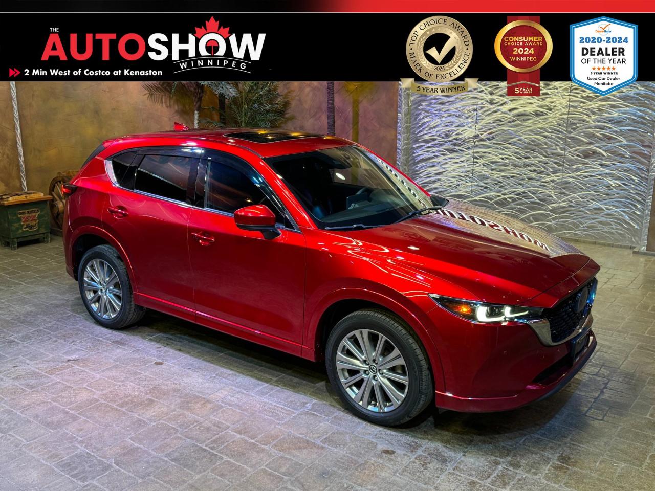 Used 2022 Mazda CX-5 SIGNATURE AWD - HTD & VENTED LEATHER!! PPF for sale in Winnipeg, MB