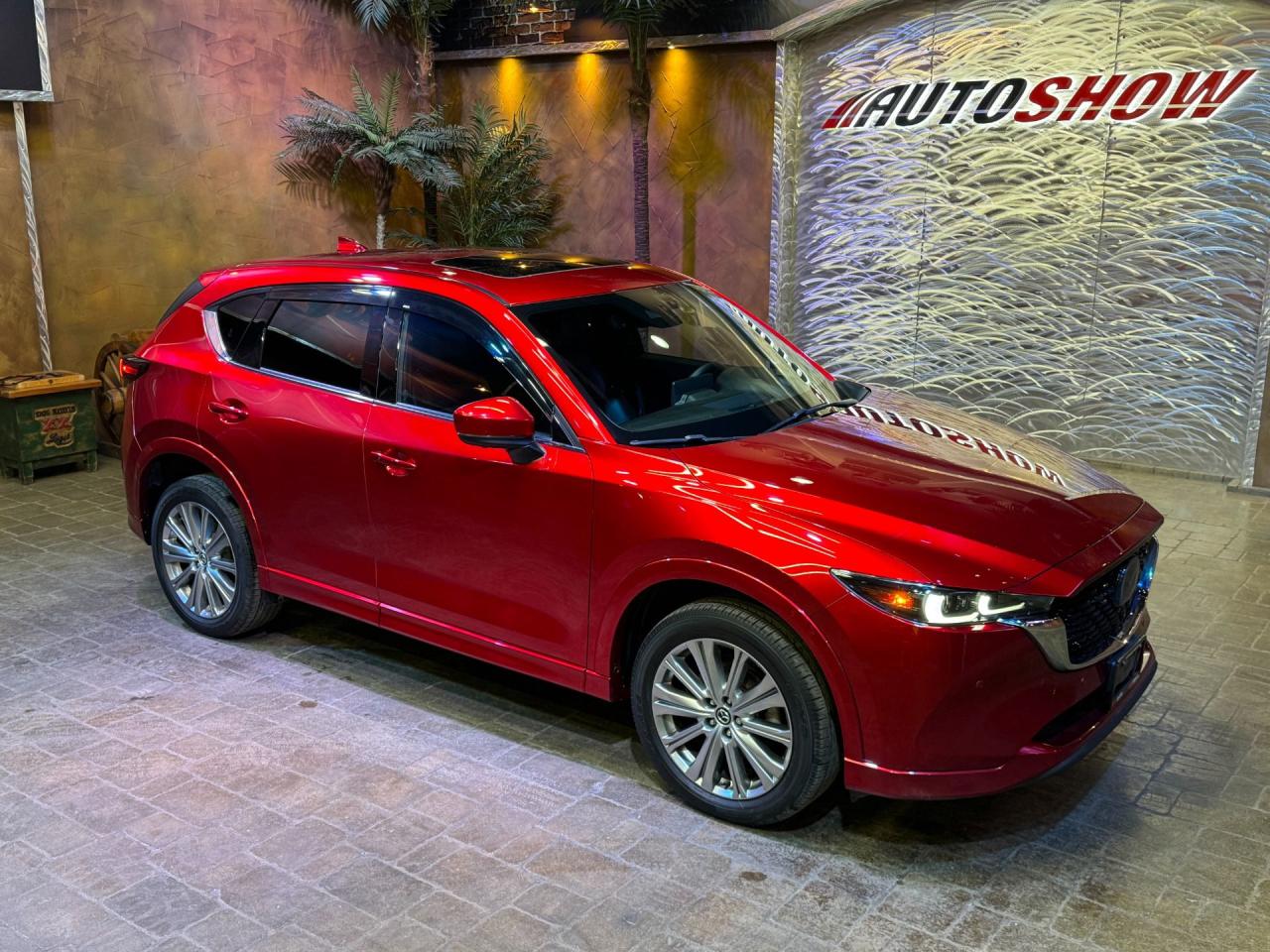 Used 2022 Mazda CX-5 SIGNATURE AWD - APPLE CARPLAY, HTD & VNTD LTHR, ROOF, HUD, PPF! for sale in Winnipeg, MB