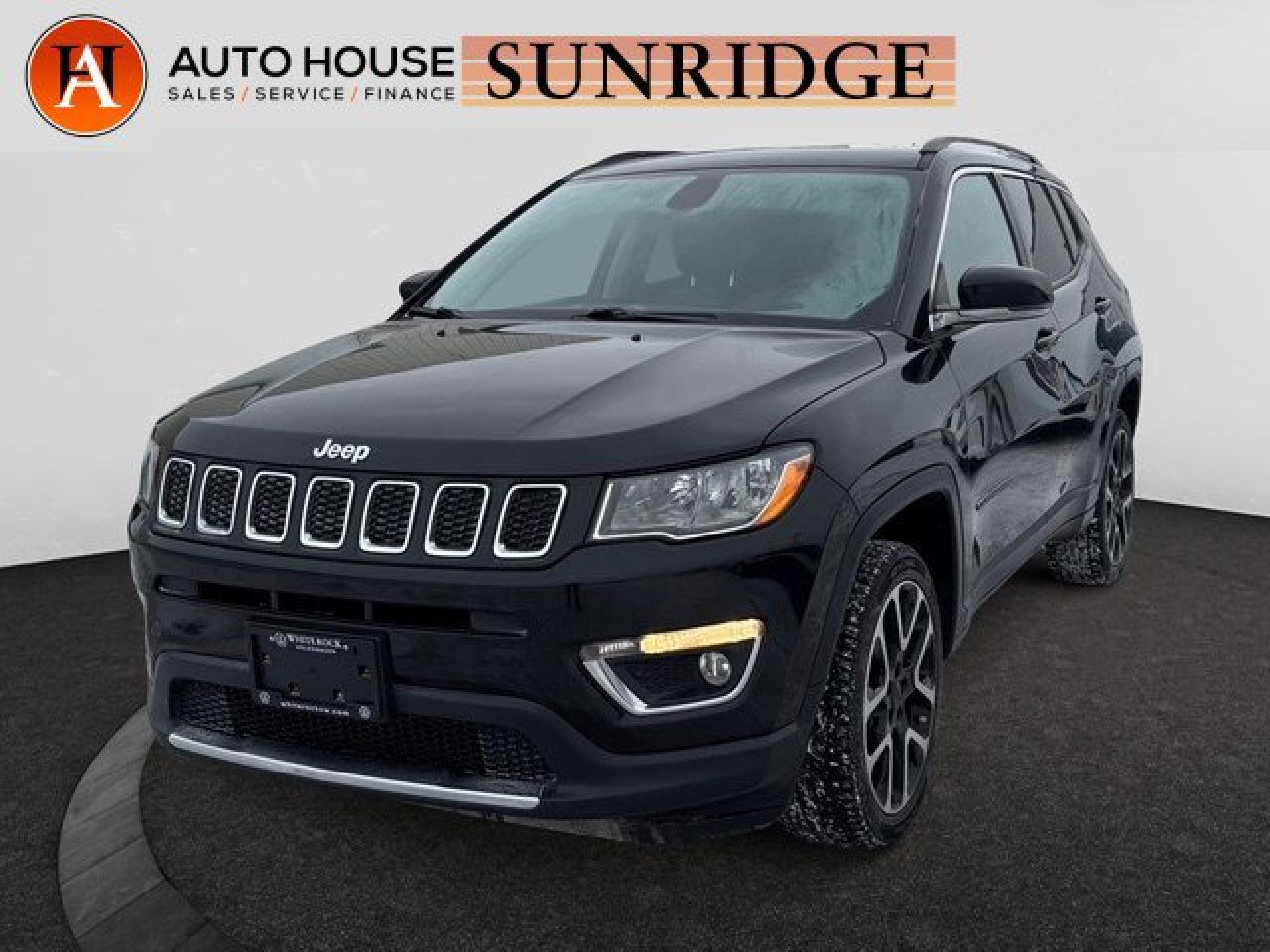 Used 2019 Jeep Compass Limited 4x4 | PANO ROOF | HEATED LEATHER SEATS | BACK UP CAM for sale in Calgary, AB