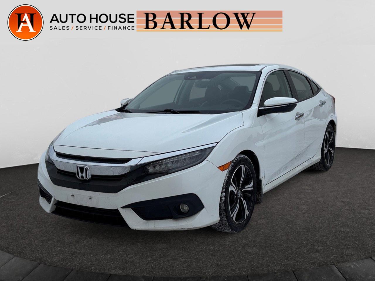 Used 2018 Honda Civic Sedan Touring | SUNROOF | LEATHER HEATED SEATS | BACK UP CAM for sale in Calgary, AB