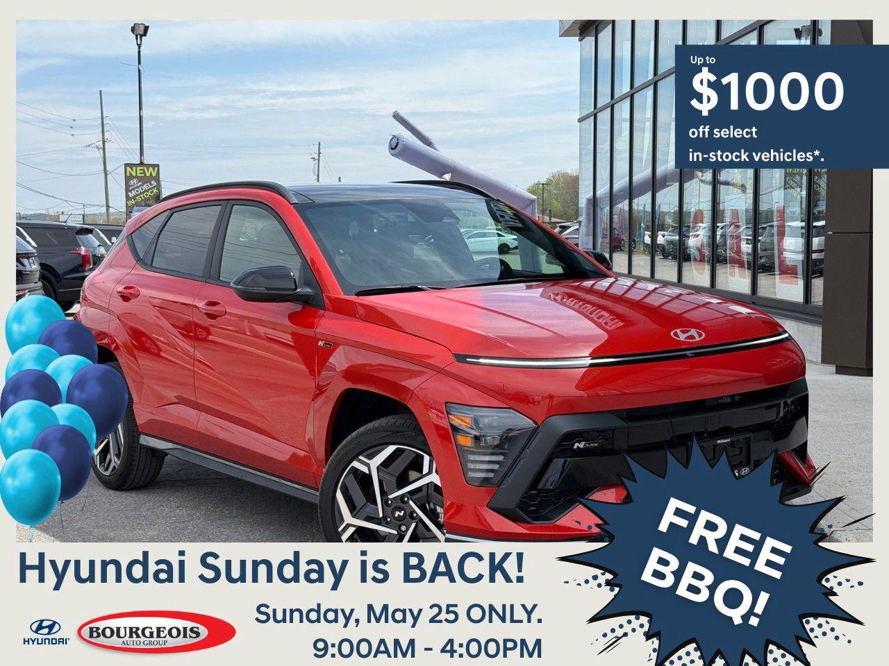 New 2025 Hyundai KONA 1.6T N Line AWD for sale in Midland, ON