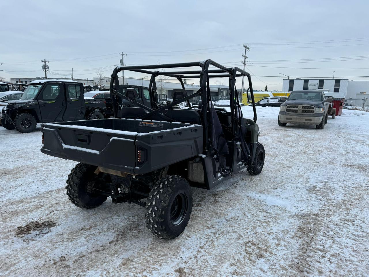 2024 Polaris Ranger 1000 Crew $118 B/W - Photo #3