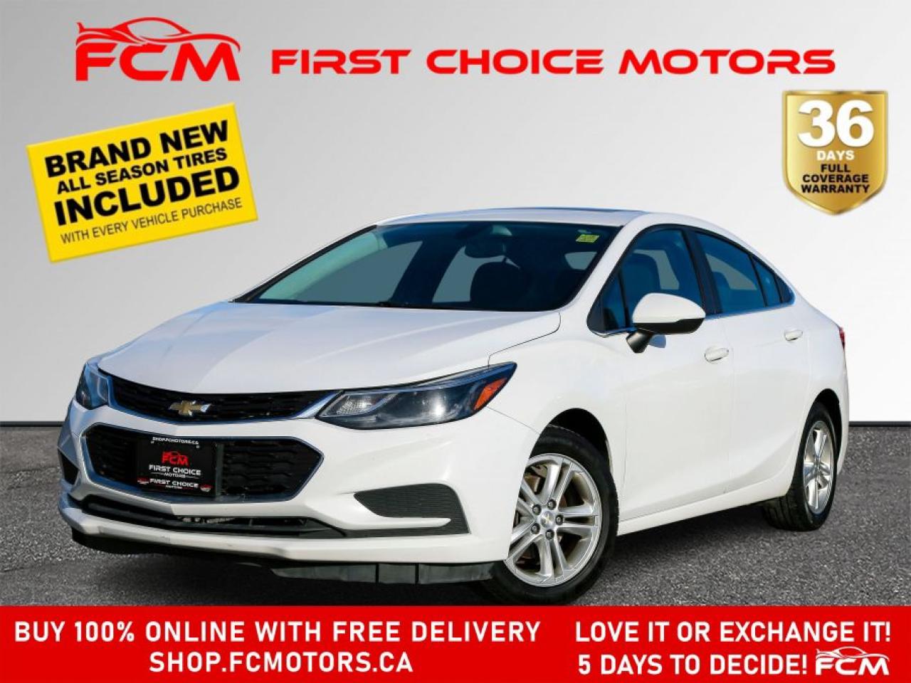 Used 2017 Chevrolet Cruze LT ~AUTOMATIC, FULLY CERTIFIED WITH WARRANTY!!!!~ for sale in North York, ON