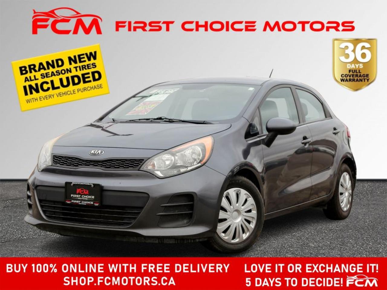 Used 2016 Kia Rio 5-Door LX ~AUTOMATIC, FULLY CERTIFIED WITH WARRANTY!!!!~ for sale in North York, ON