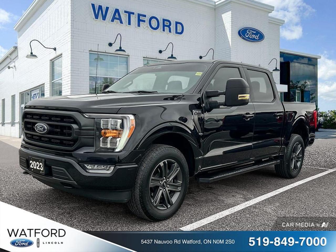 Used 2023 Ford F-150 XLT cabine SuperCrew 4RM caisse de 5,5 pi for sale in Watford, ON