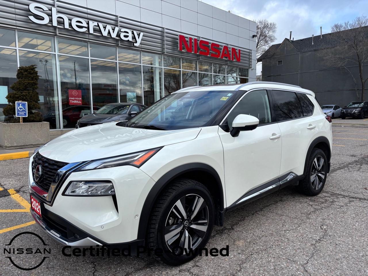 Used 2021 Nissan Rogue Platinum ONE OWNER WELL MAINTAINED TRADE. CLEAN CARFAX!NISSAN CERTIFIED PRE OWNED! for sale in Toronto, ON