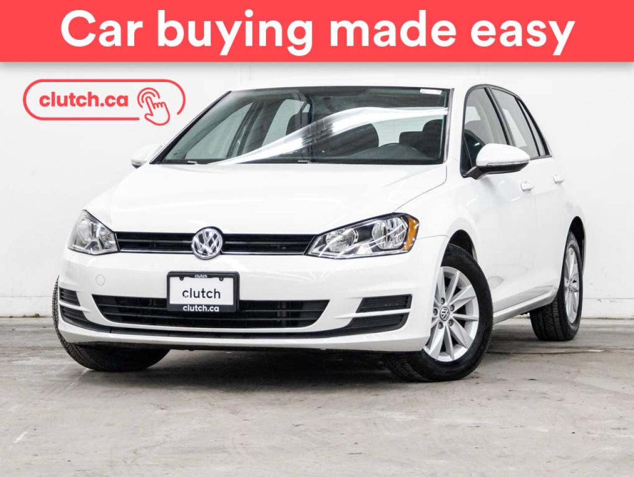 Used 2016 Volkswagen Golf Trendline w/ Apple CarPlay & Android Auto, Heated Front Seats, Rearview Camera for sale in Toronto, ON