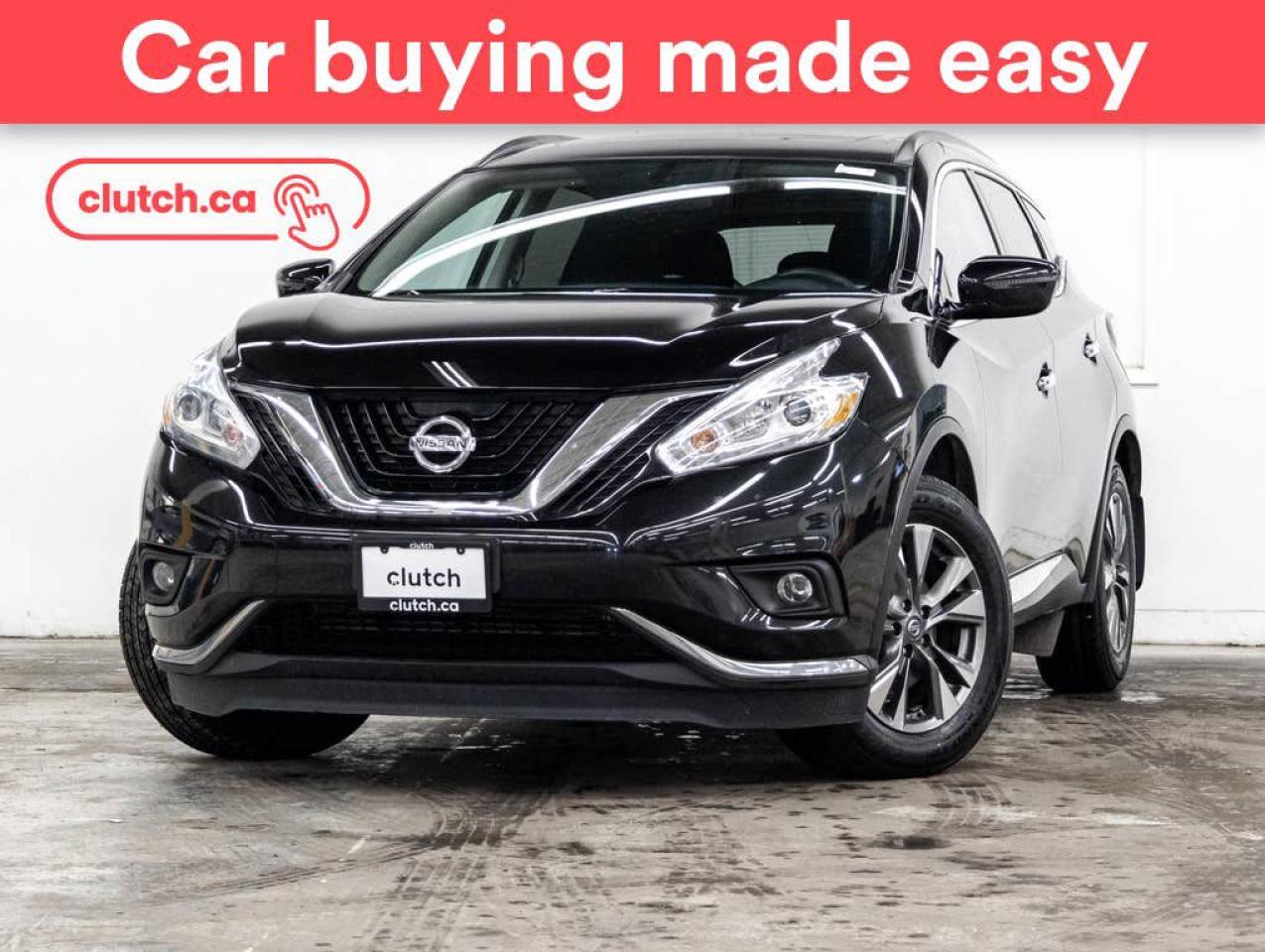 Used 2017 Nissan Murano SV AWD w/ Apple CarPlay, Heated Steering Wheel, Heated Front Seats for sale in Toronto, ON