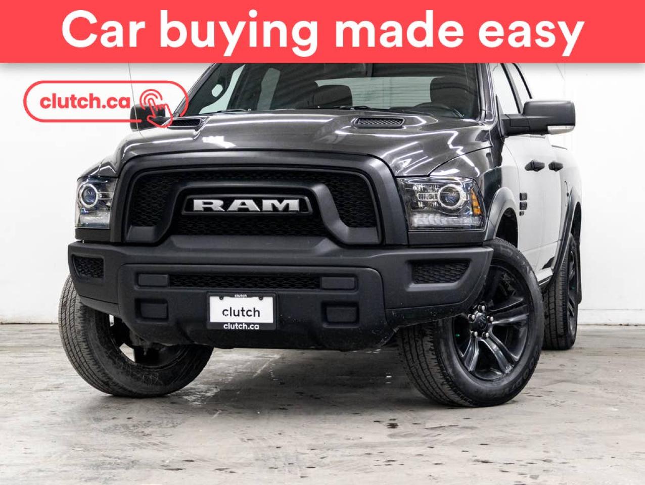 Used 2022 RAM 1500 Classic Warlock Crew Cab 4x4 w/ Uconnect 5, Apple CarPlay & Android Auto, Rearview Camera for sale in Toronto, ON