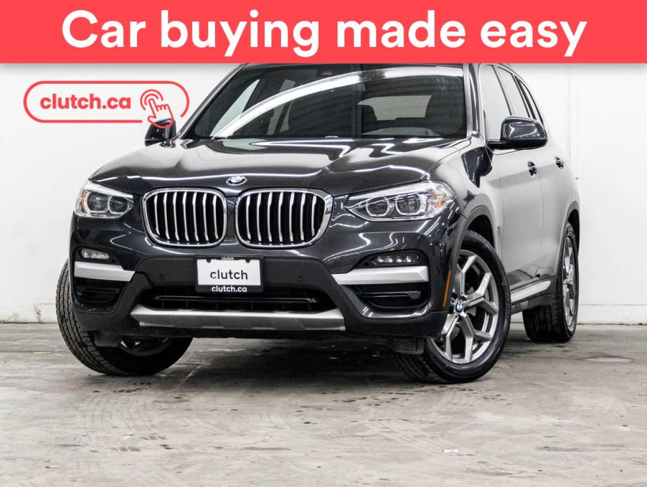 Used 2021 BMW X3 xDrive30i w/ Apple CarPlay, Heated Steering Wheel, Heated Front Seats for sale in Toronto, ON