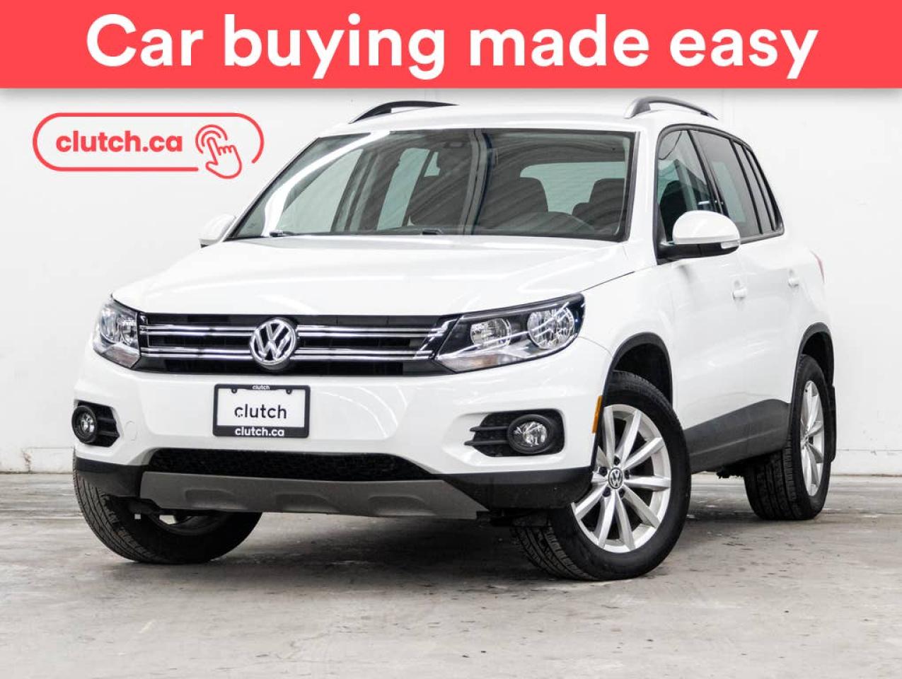 Used 2017 Volkswagen Tiguan Wolfsburg Edition w/ Apple CarPlay & Android Auto, Heated Front Seats, Rearview Camera for sale in Toronto, ON