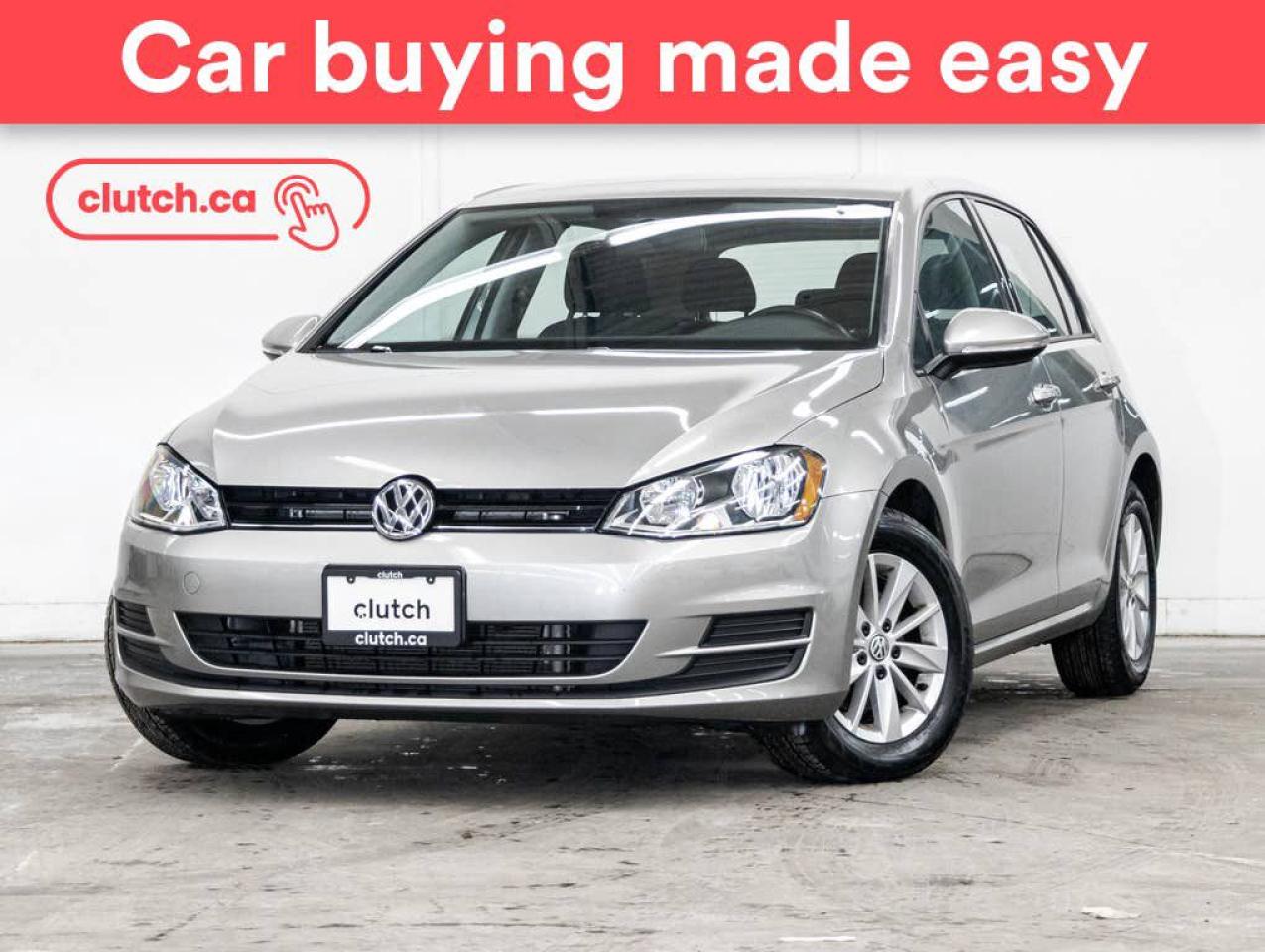 Used 2016 Volkswagen Golf Trendline w/ Apple CarPlay & Android Auto, Heated Front Seats, Rearview Camera for sale in Toronto, ON