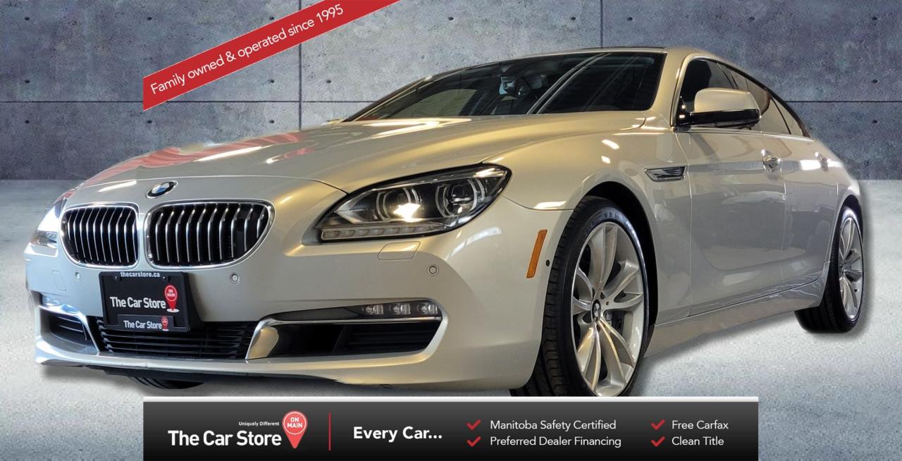 Used 2014 BMW 6 Series 640i XDrive AWD Massage Seats/1 Owner/0 Accidents for sale in Winnipeg, MB