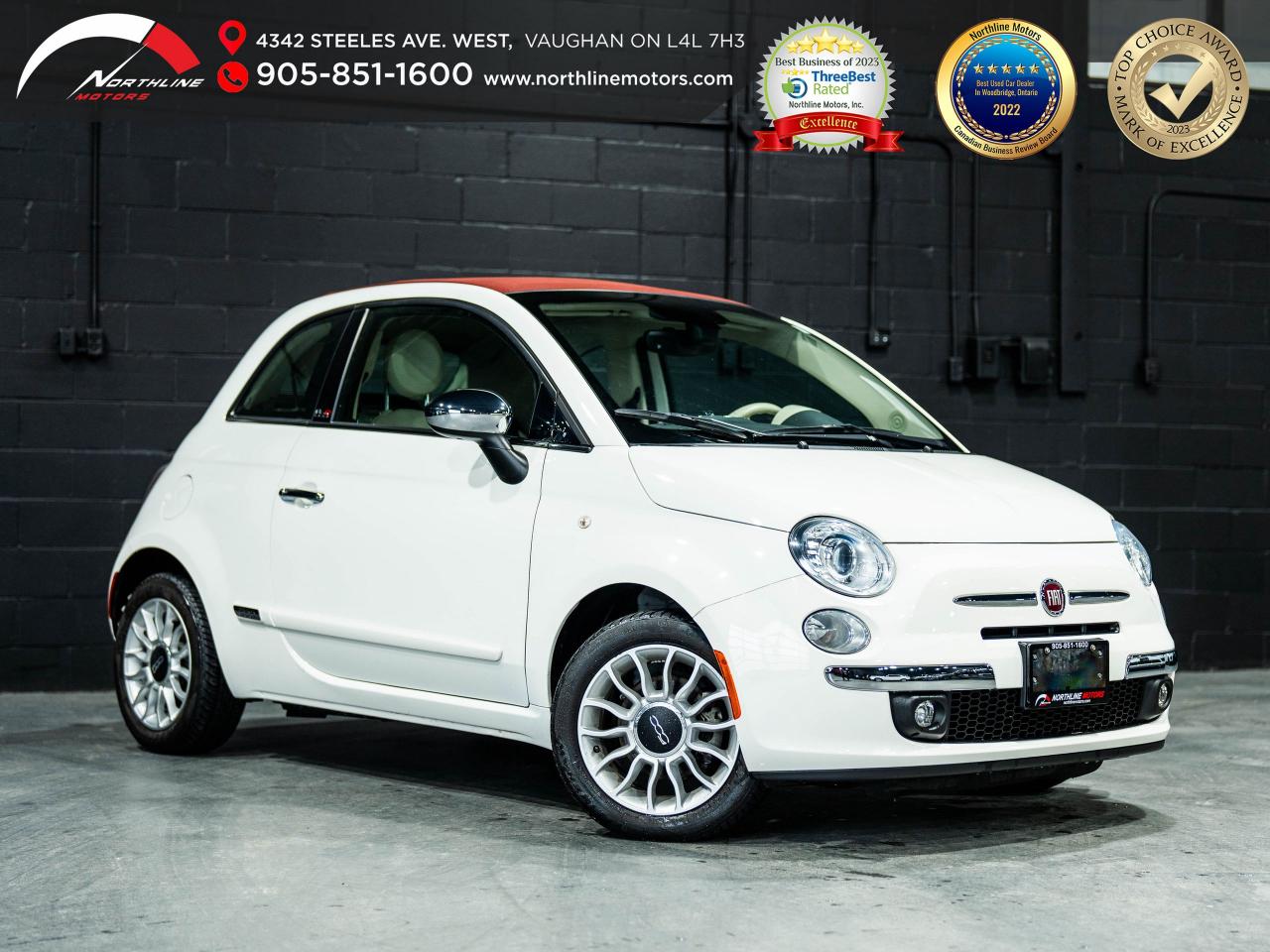 Used 2016 Fiat 500 C 2dr Convertible Lounge for sale in Vaughan, ON