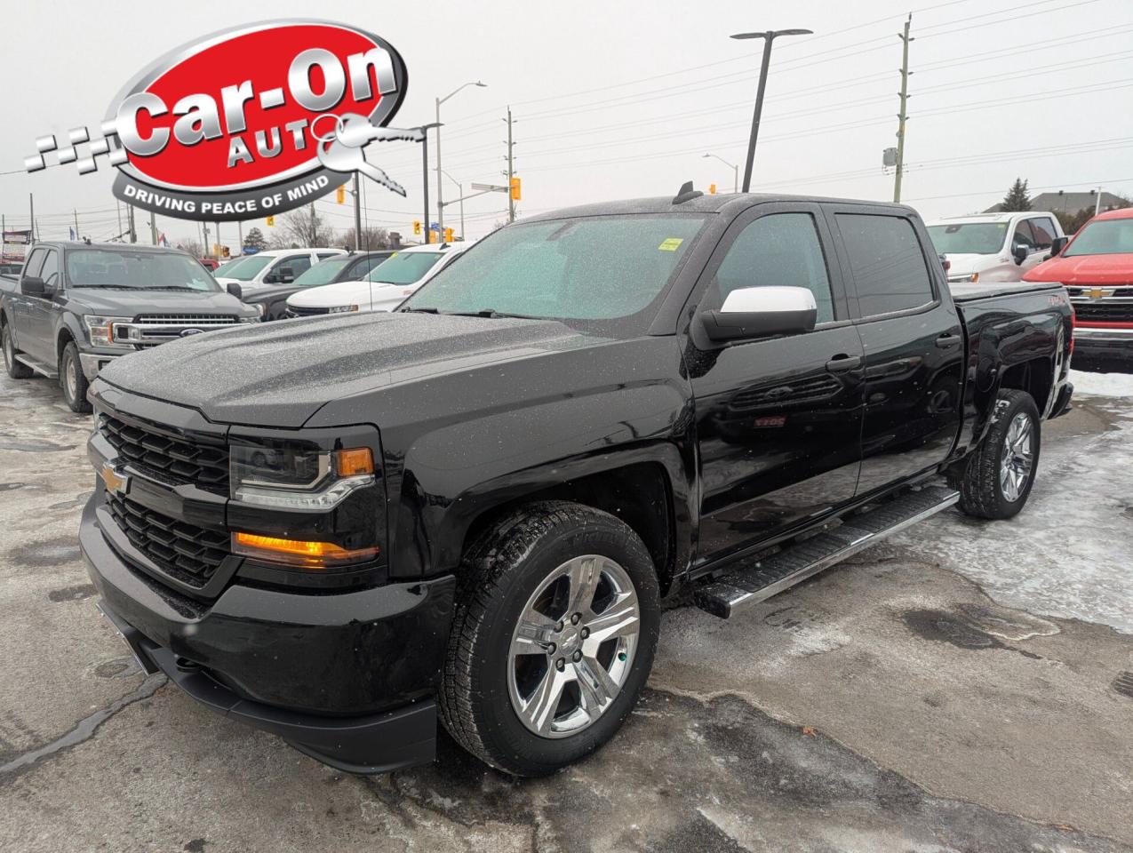 Used 2018 Chevrolet Silverado 1500 CUSTOM 4x4 | CREW | CARPLAY | REAR CAM | 5.3L V8 for sale in Ottawa, ON