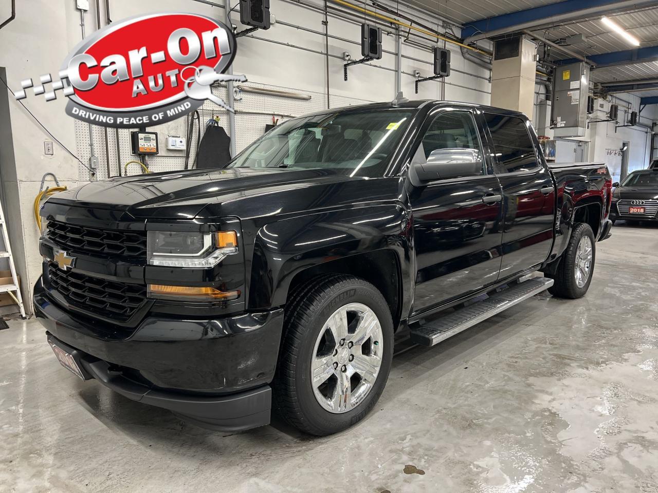 Used 2018 Chevrolet Silverado 1500 CUSTOM 4x4 | 5.3L V8 | CREW | CARPLAY | REAR CAM for sale in Ottawa, ON