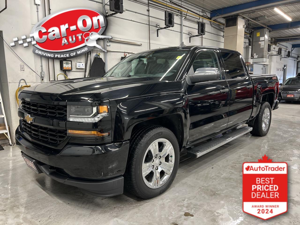 Used 2018 Chevrolet Silverado 1500 CUSTOM 4x4 | 5.3L V8 | CREW | CARPLAY | REAR CAM for sale in Ottawa, ON