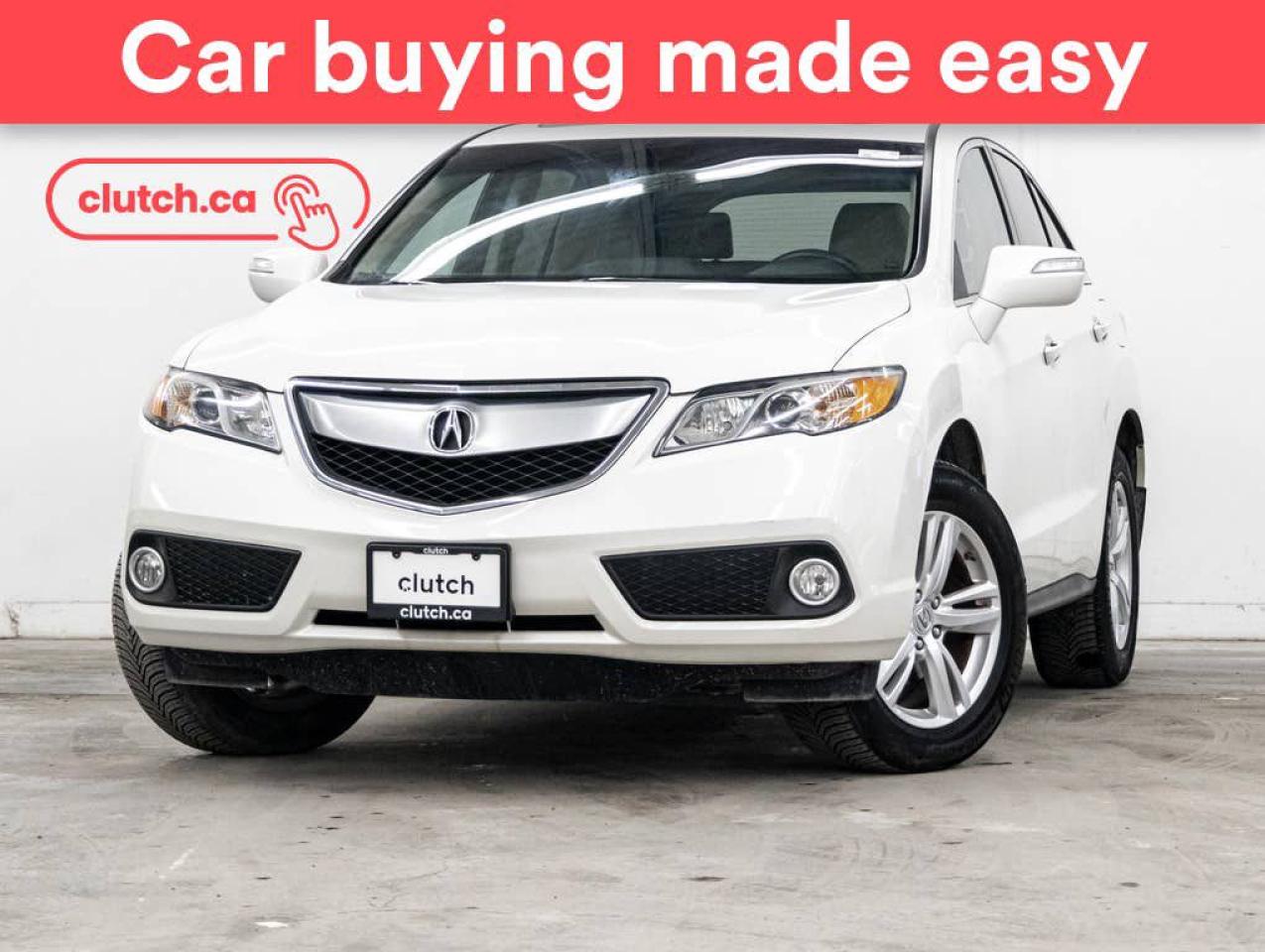 Used 2015 Acura RDX AWD w/ Technology Pkg. w/ Nav, Heated Front Seats, Rearview Camera for sale in Toronto, ON