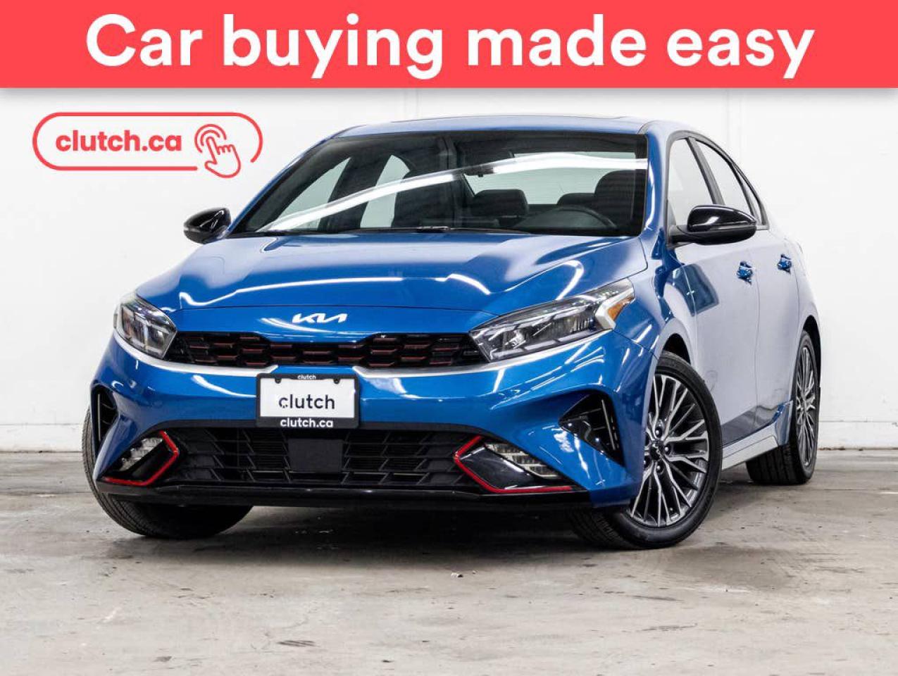 Used 2022 Kia Forte GT-Line w/ Apple CarPlay & Android Auto, Heated Steering Wheel, Heated Front Seats for sale in Toronto, ON