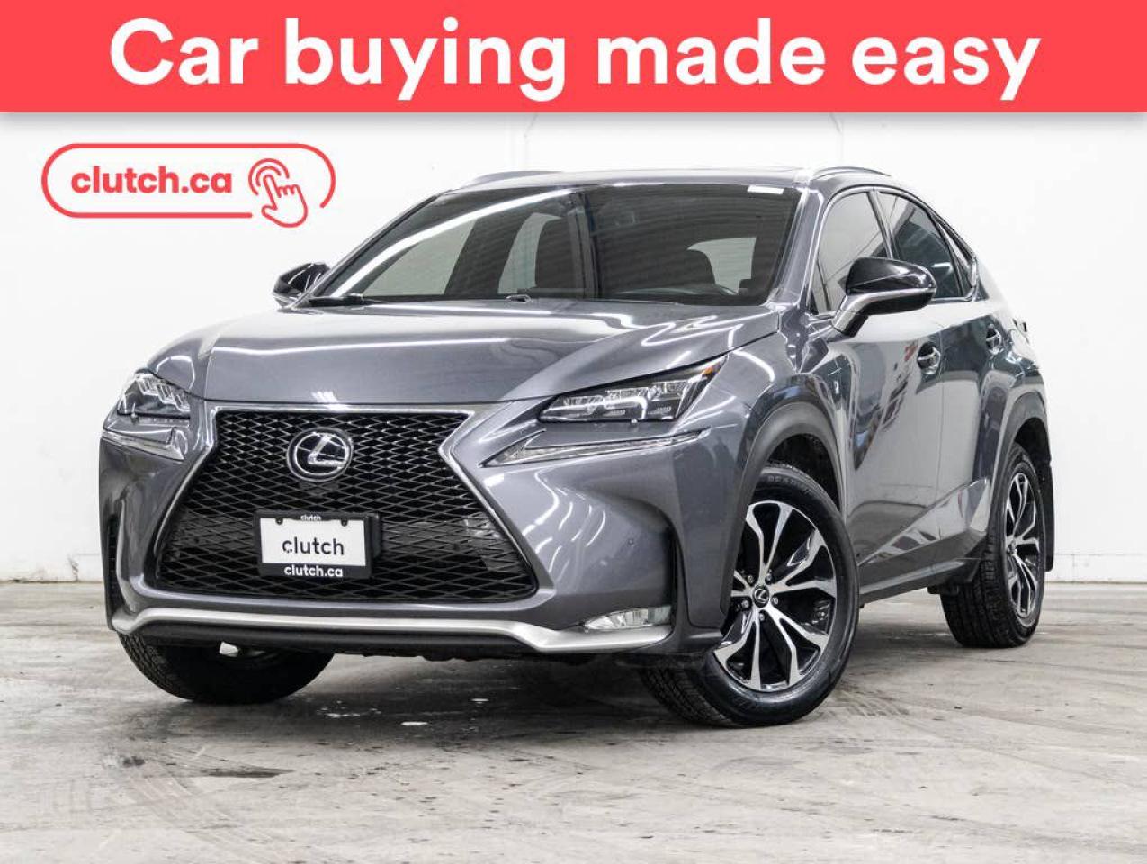 Used 2017 Lexus NX 200t Base AWD w/ Heated Steering Wheel, Heated Front Seats, Rearview Camera for sale in Toronto, ON