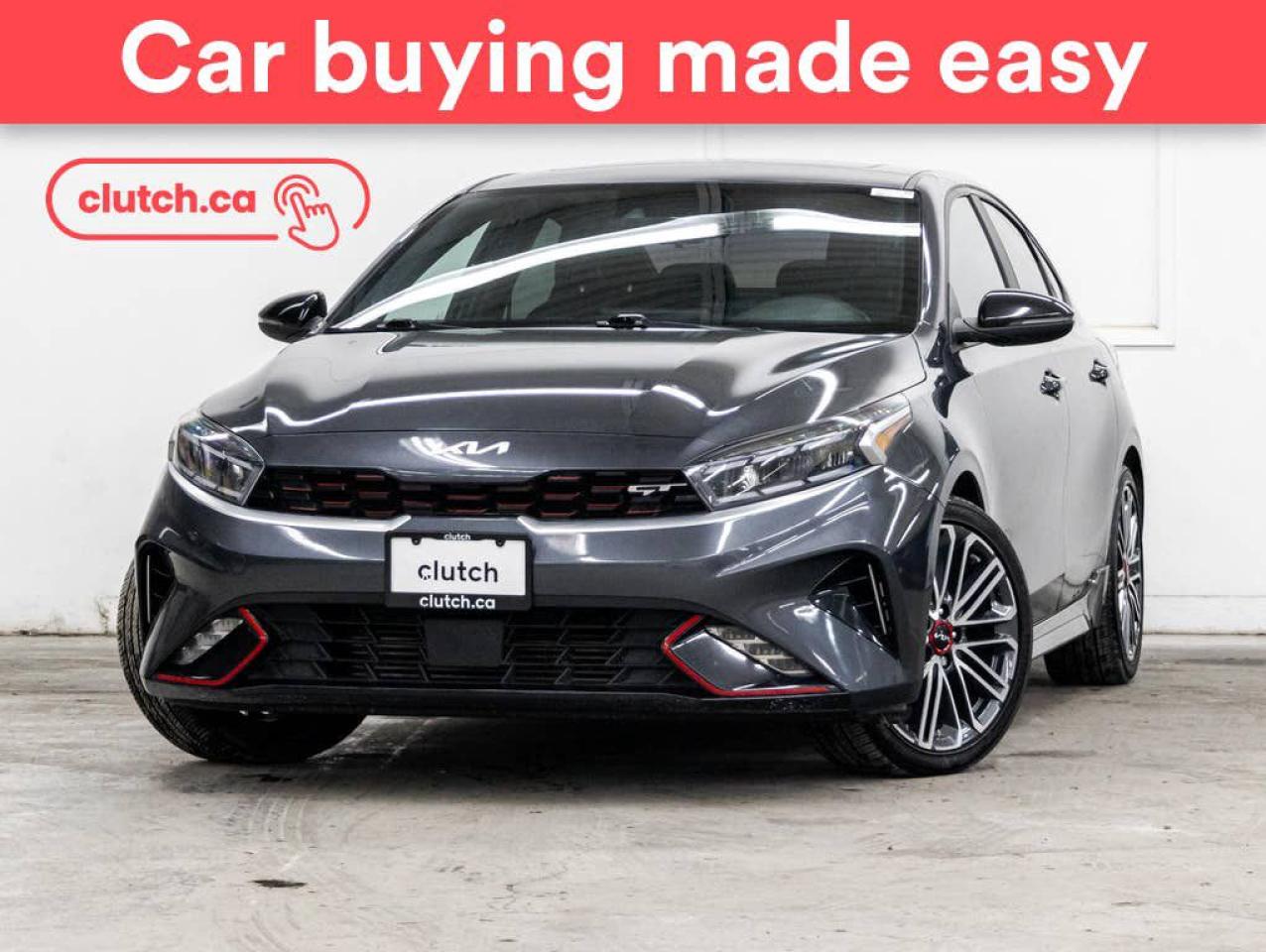 Used 2022 Kia Forte GT Limited w/ Apple CarPlay & Android Auto, Heated Steering Wheel, Heated Front Seats for sale in Toronto, ON