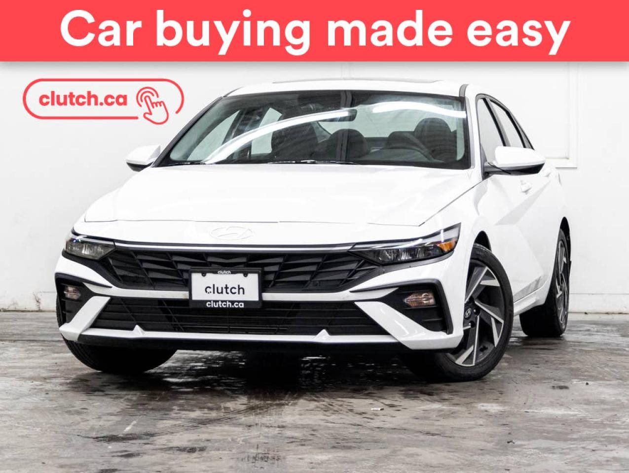 Used 2024 Hyundai Elantra Preferred w/ Tech Pkg w/ Apple CarPlay & Android Auto, Rearview Cam, Dual Zone A/C for sale in Toronto, ON