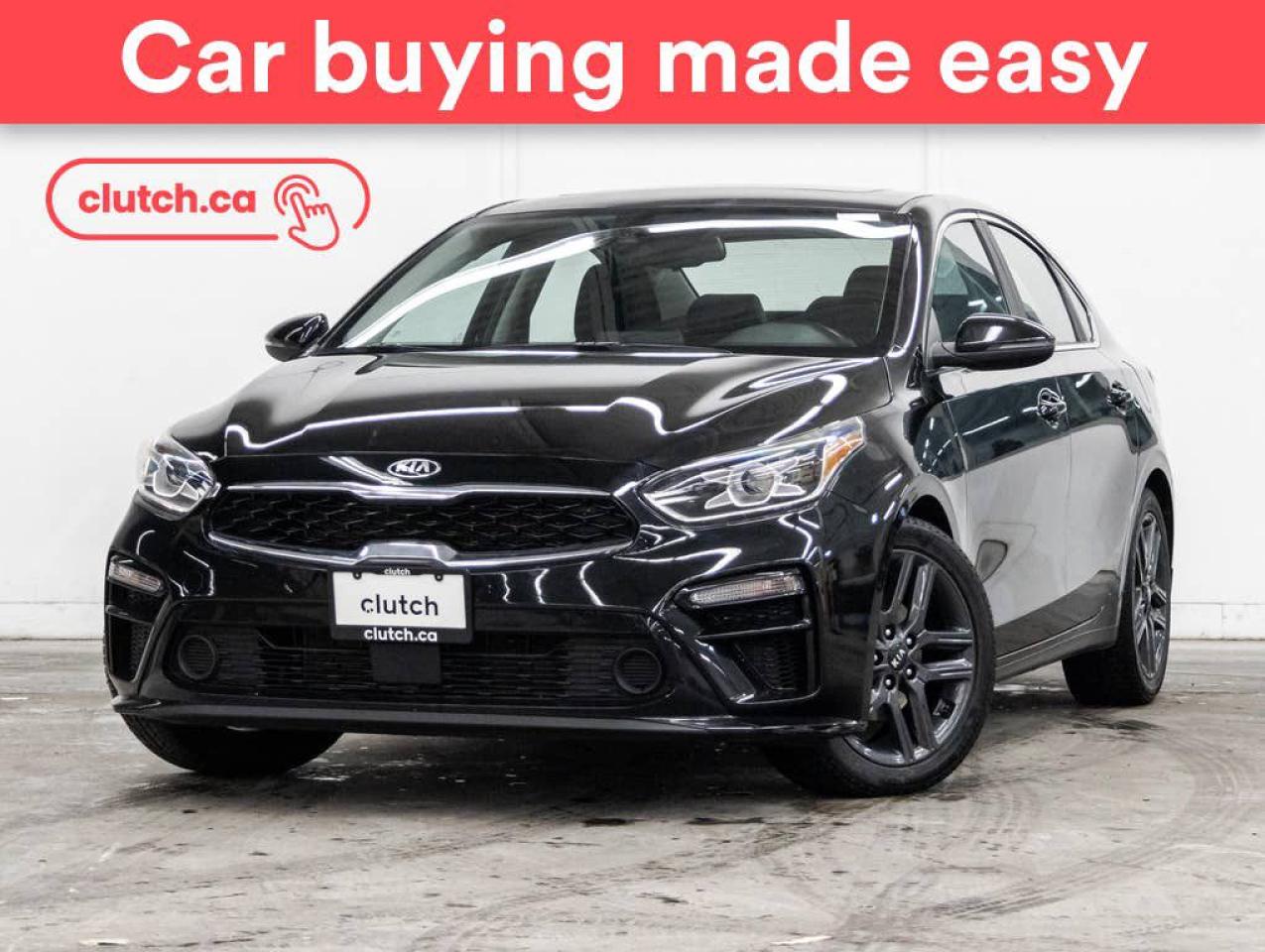 Used 2021 Kia Forte EX Premium w/ Apple CarPlay & Android Auto, Power Moonroof, Rearview Cam for sale in Toronto, ON