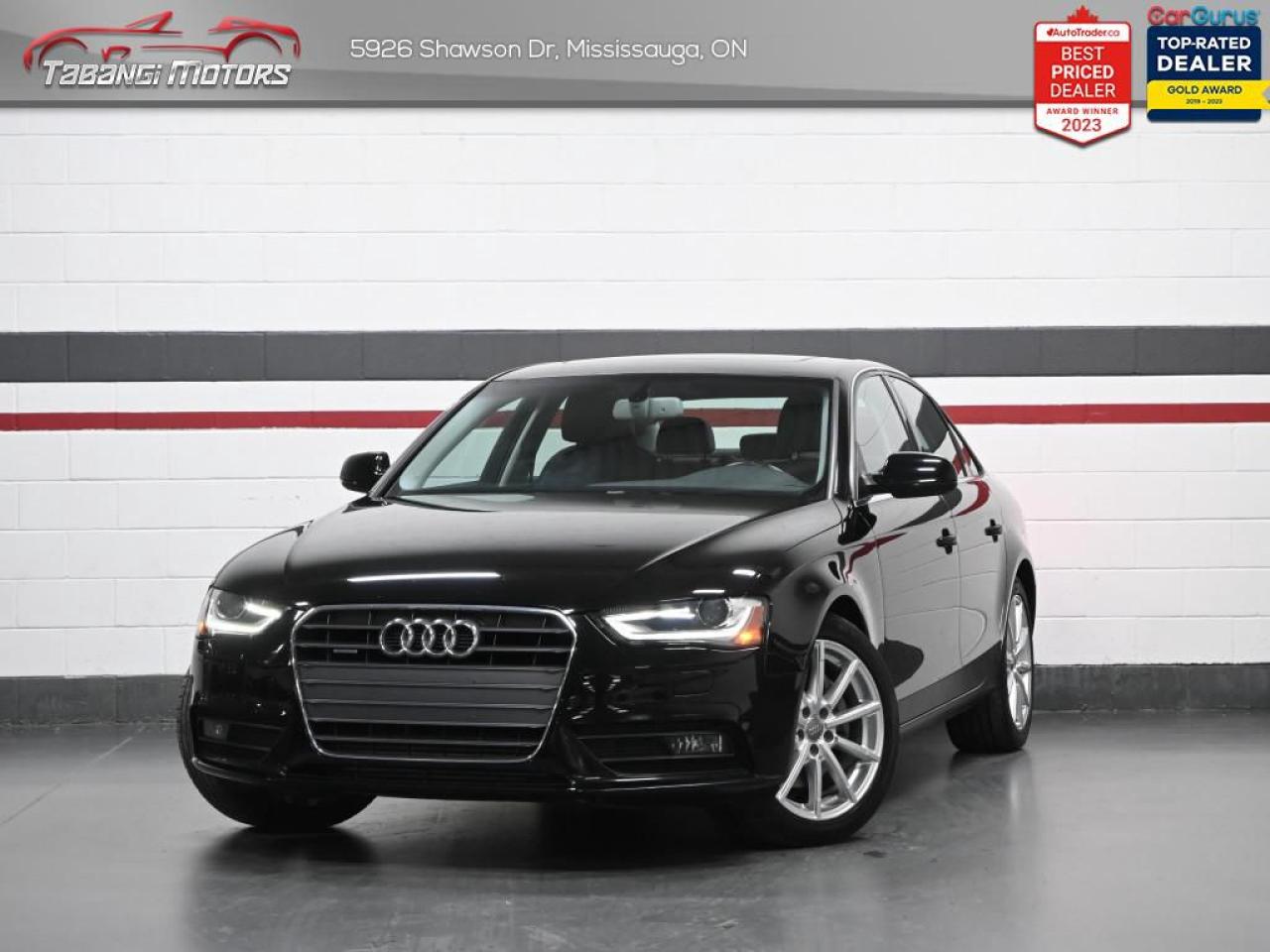 Used 2014 Audi A4 Progressiv   No Accident Bluetooth Navigation Sunroof Roof Keyless Entry for sale in Mississauga, ON