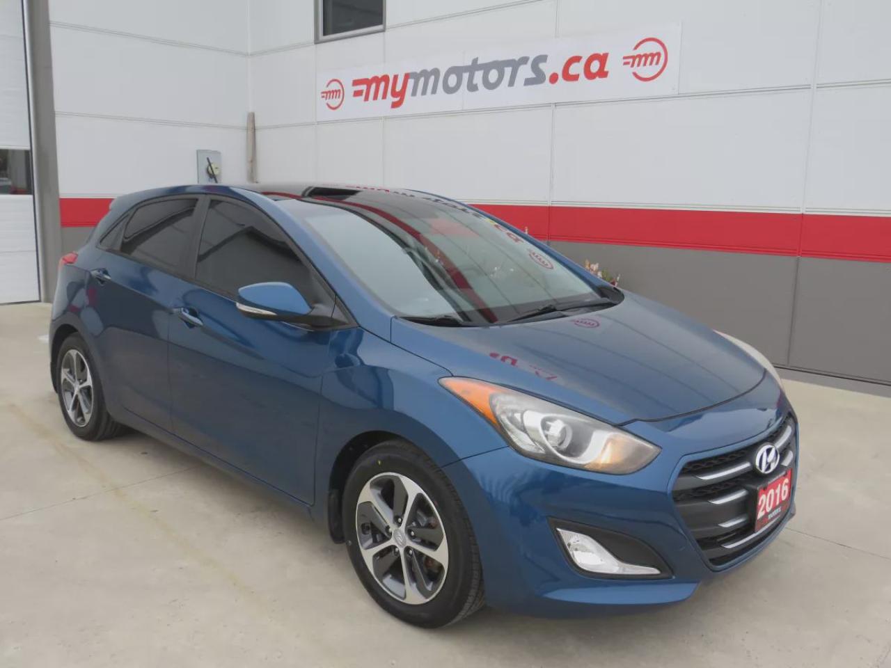 Used 2016 Hyundai Elantra GT GLS (**ALLOY RIMS**SUNROOF**TINTS**POWER SEATS**HEATED SEATS**PUSH BUTTON START**ACTIVE ECO**CRUISE CONTROL**BLUETOOTH**LEATHER WRAPPED STEERING WHEEL**) for sale in Tillsonburg, ON