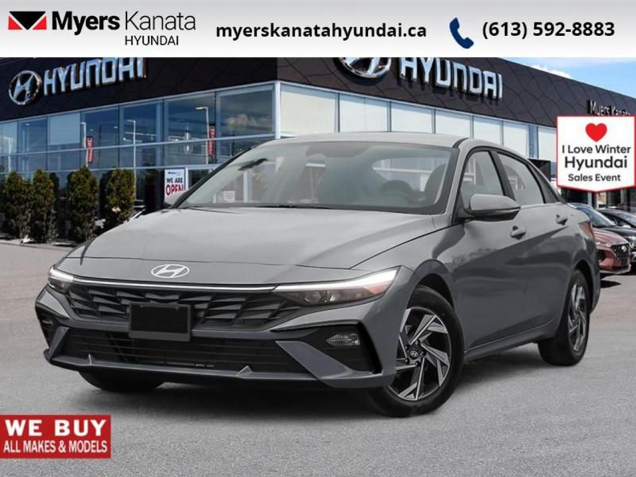 New 2025 Hyundai Elantra Luxury IVT  - Premium Audio - $110.46 /Wk for sale in Kanata, ON