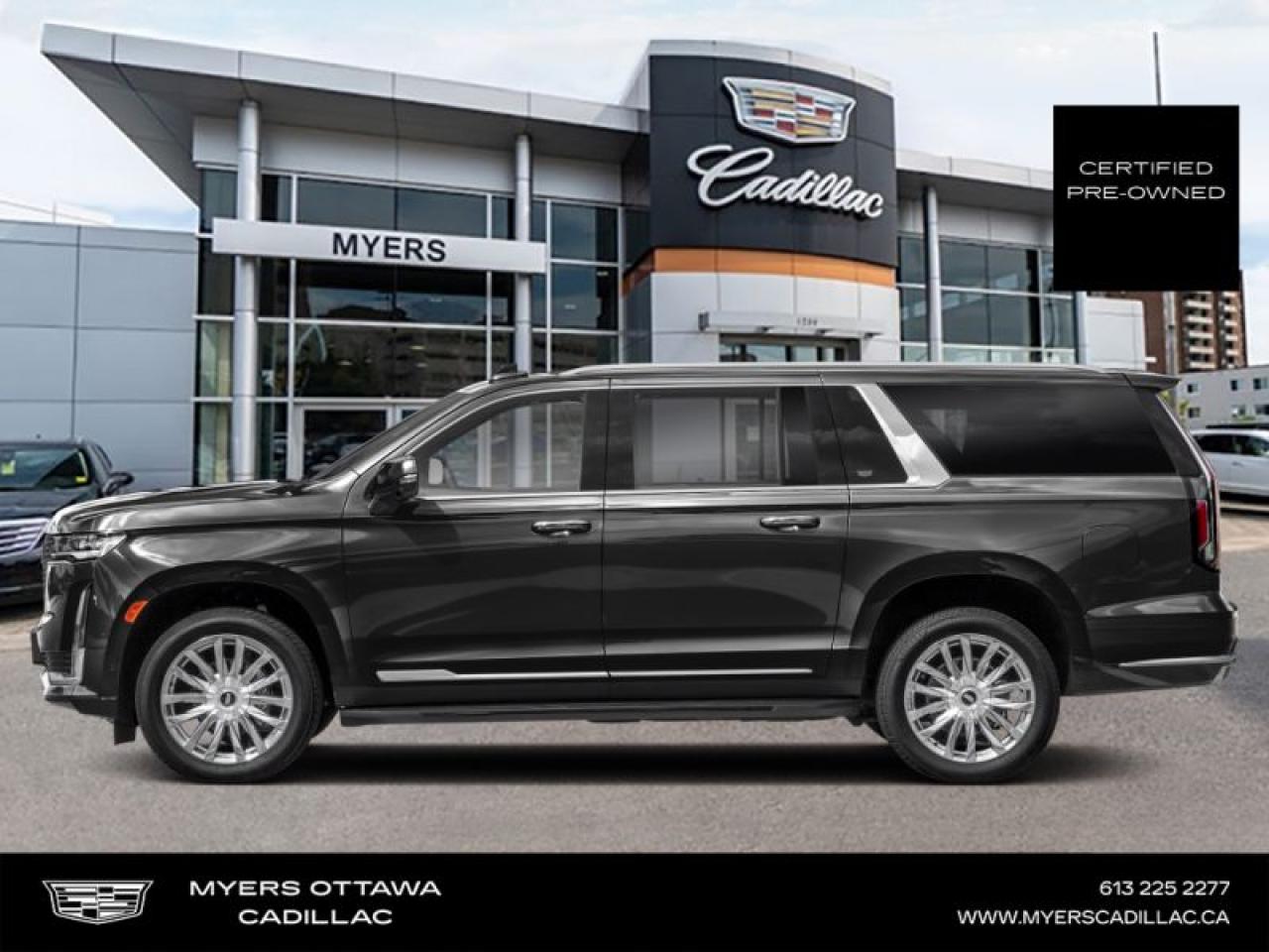 Used 2023 Cadillac Escalade ESV Premium Luxury  ESCALADE ESV, NIGHT VISION, SUPER CRUISE, POWER STEPS for sale in Ottawa, ON