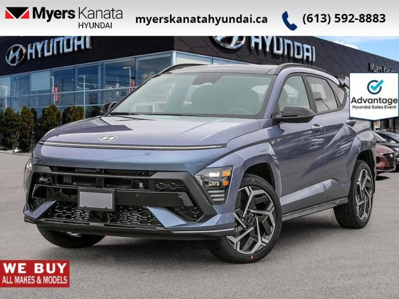 New 2025 Hyundai KONA N Line Ultimate AWD  - Cooled Seats - $142.12 /Wk for sale in Kanata, ON