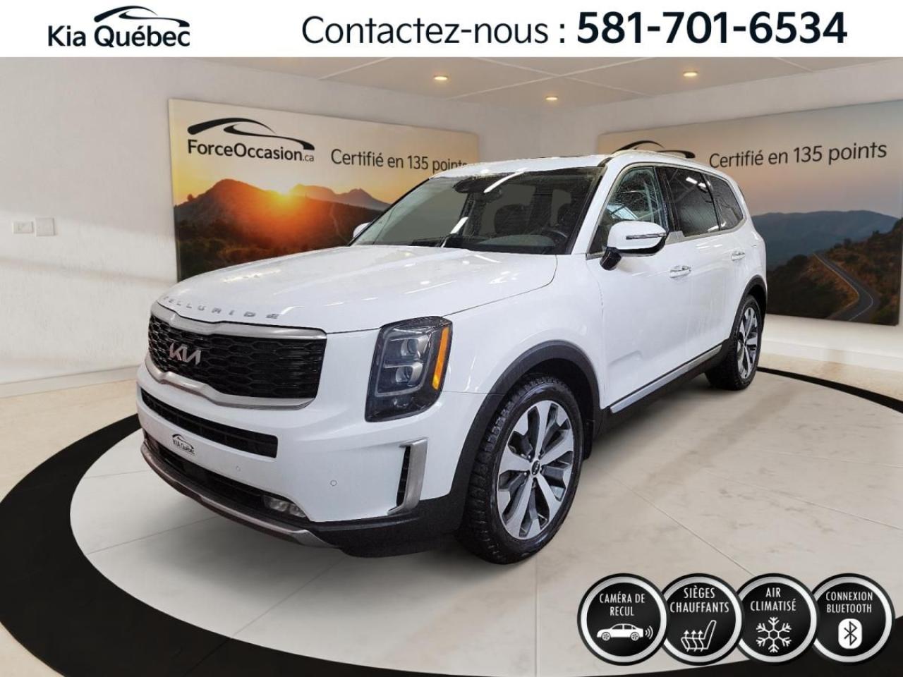 Used 2022 Kia Telluride SX *CRUISE *CAMÉRA 360 *GPS *CUIR *BIZONE *TOIT for sale in Québec, QC