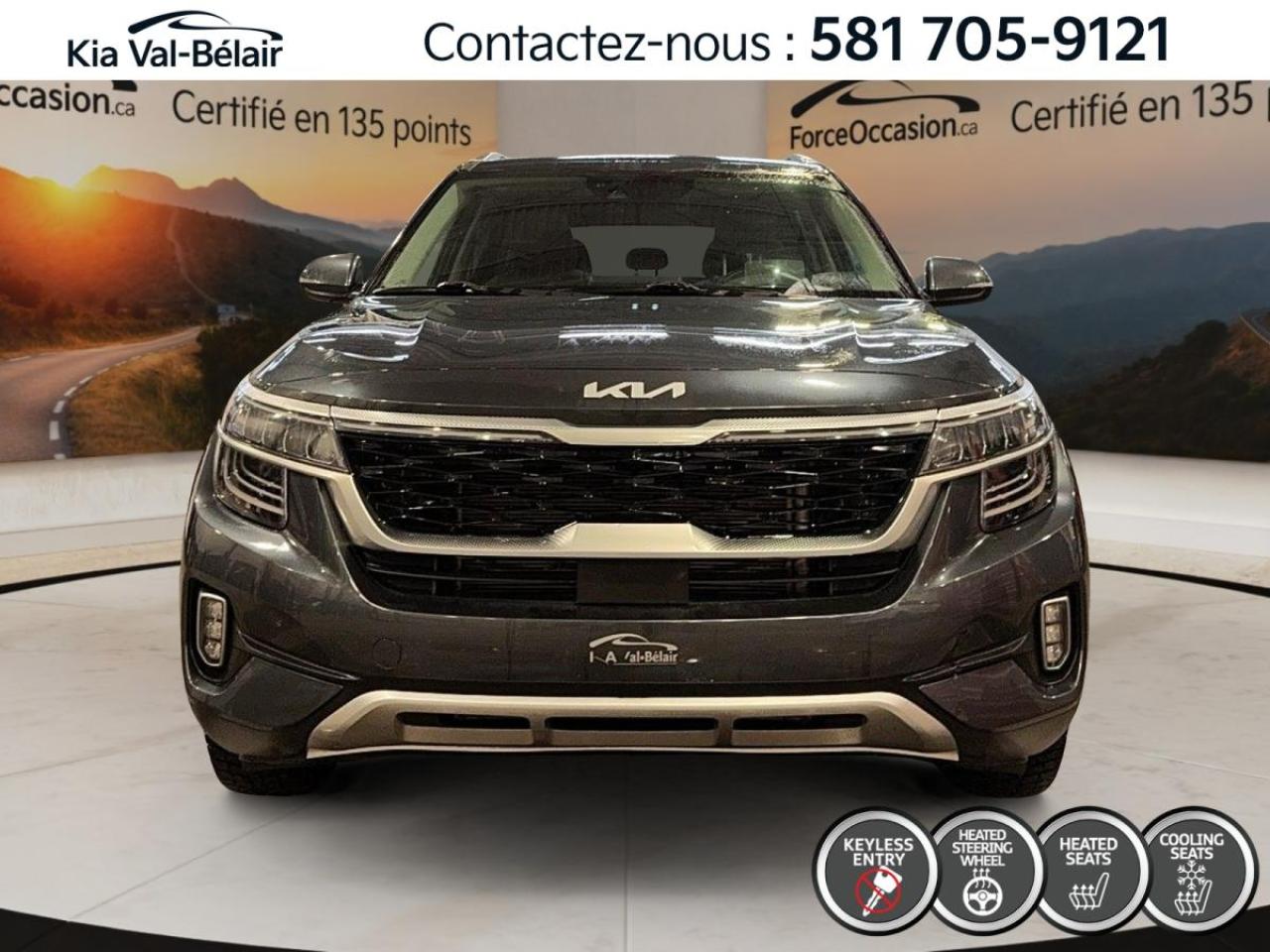 Used 2023 Kia Seltos SX *AWD *TURBO *TOIT OUVRANT *BANCS CHAUFF *GPS for sale in Québec, QC