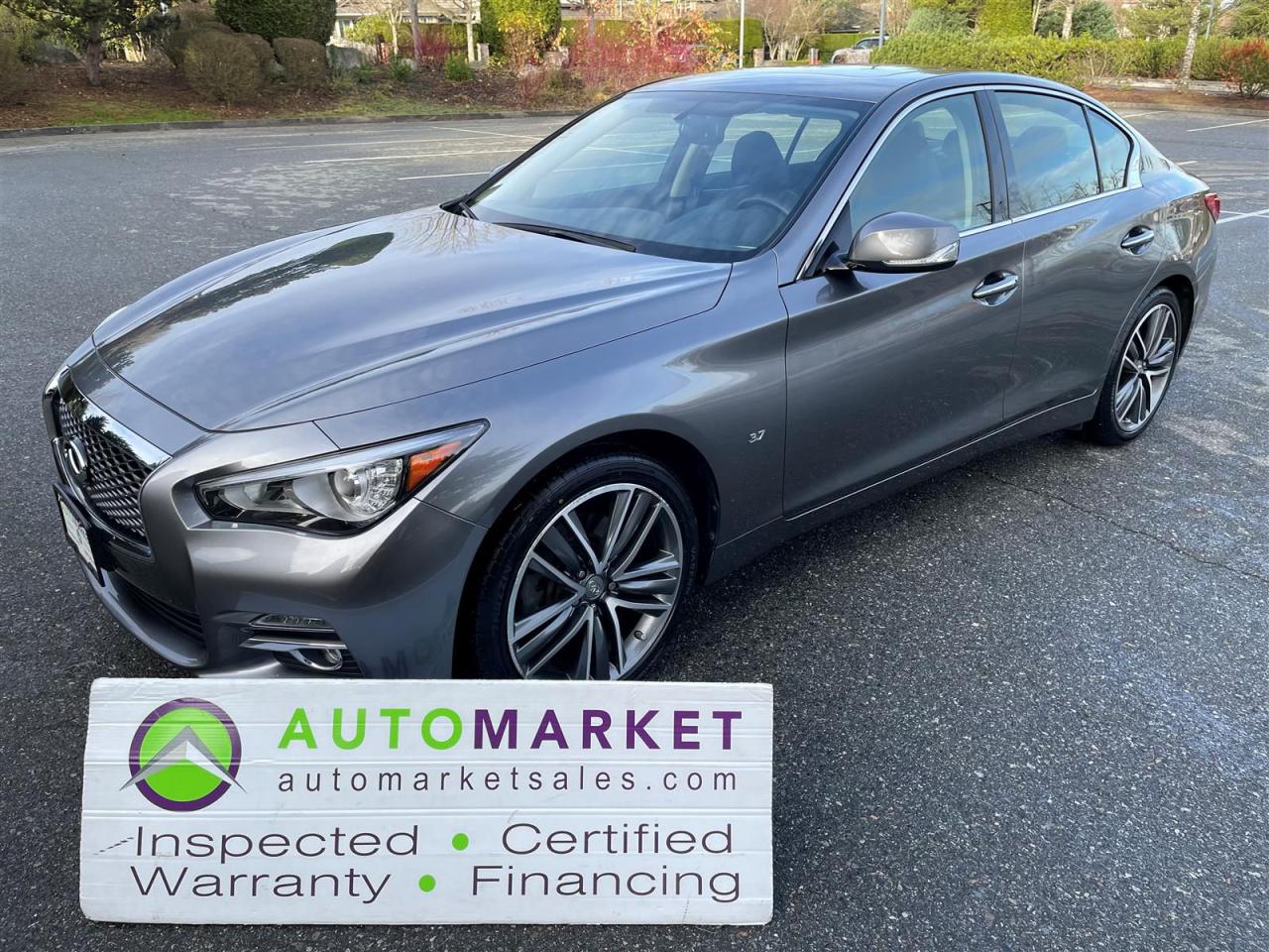 Used 2015 Infiniti Q50 PRMIUM, AWD, SUNROOF, FINANCING, WARRANTY, INSPECTED W/BCAA MBSHP! for sale in Surrey, BC