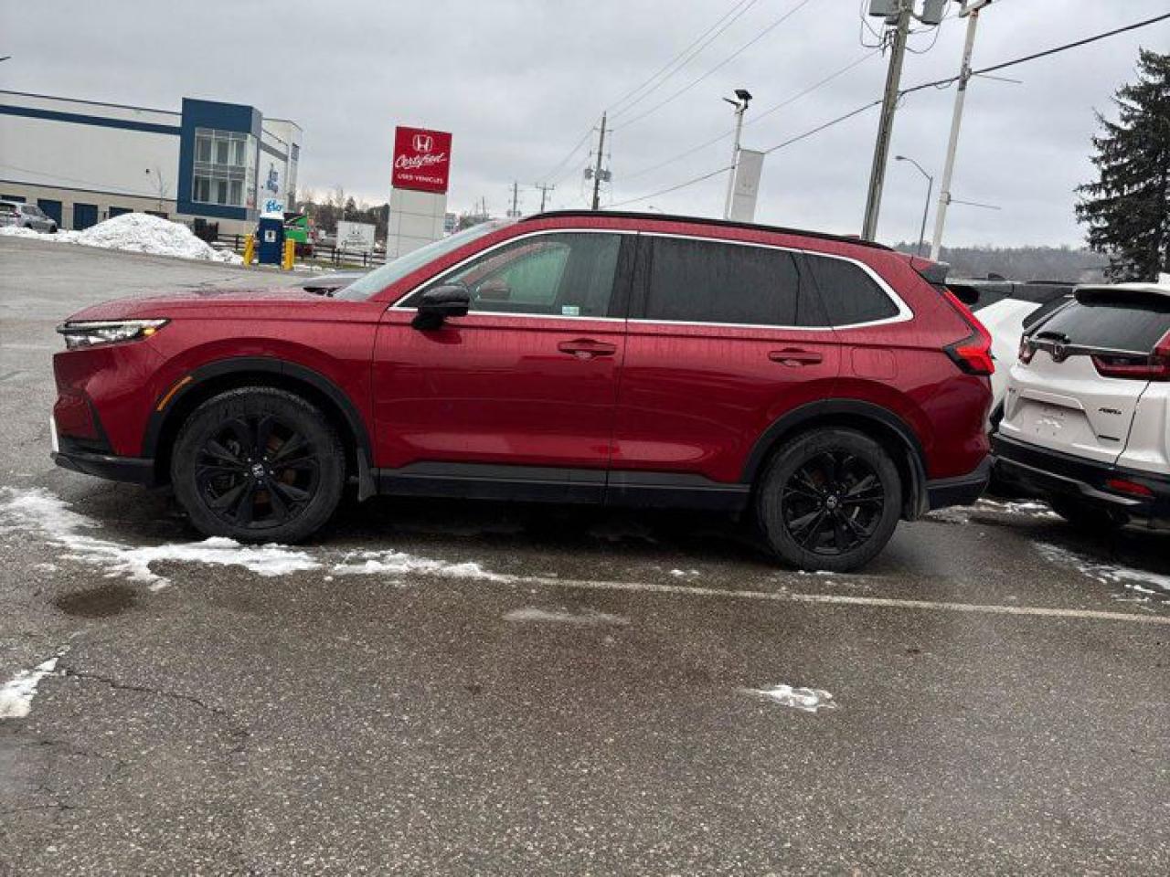 Used 2023 Honda CR-V Hybrid Touring  | AWD | Leather | Sunroof | Nav | Heated Steering + Seats | Adaptive Cruise | CarPlay for sale in Guelph, ON