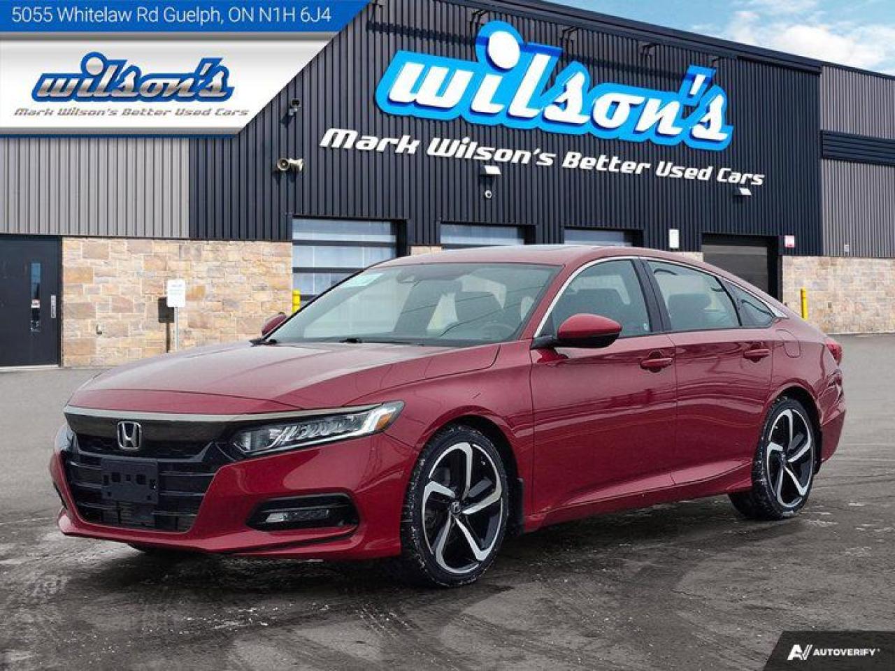 Used 2020 Honda Accord Sedan Sport  | Auto | Sunroof | Power Seat | Adaptive Cruise | Heated Seats | New Tires | New Brakes | for sale in Guelph, ON