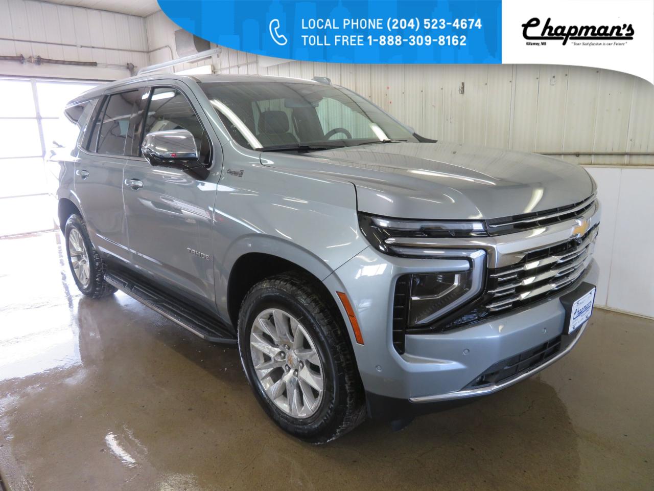 New 2025 Chevrolet Tahoe Premier Heated Steering Wheel, Heated/Ventilated Front Seats, HD Surround Vision for sale in Killarney, MB